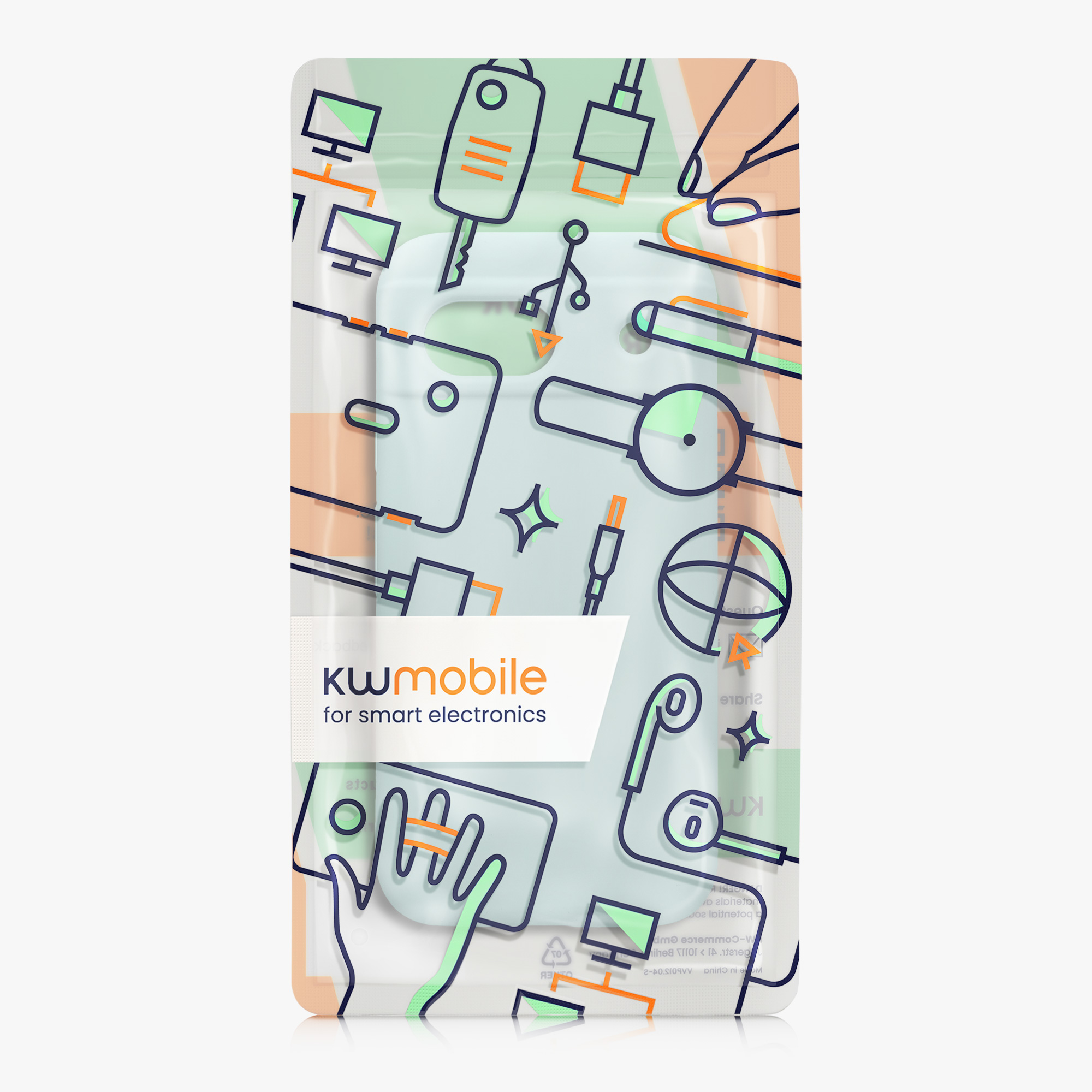 Silikonový kryt kwmobile pro Google Pixel 8a - Mint Matte