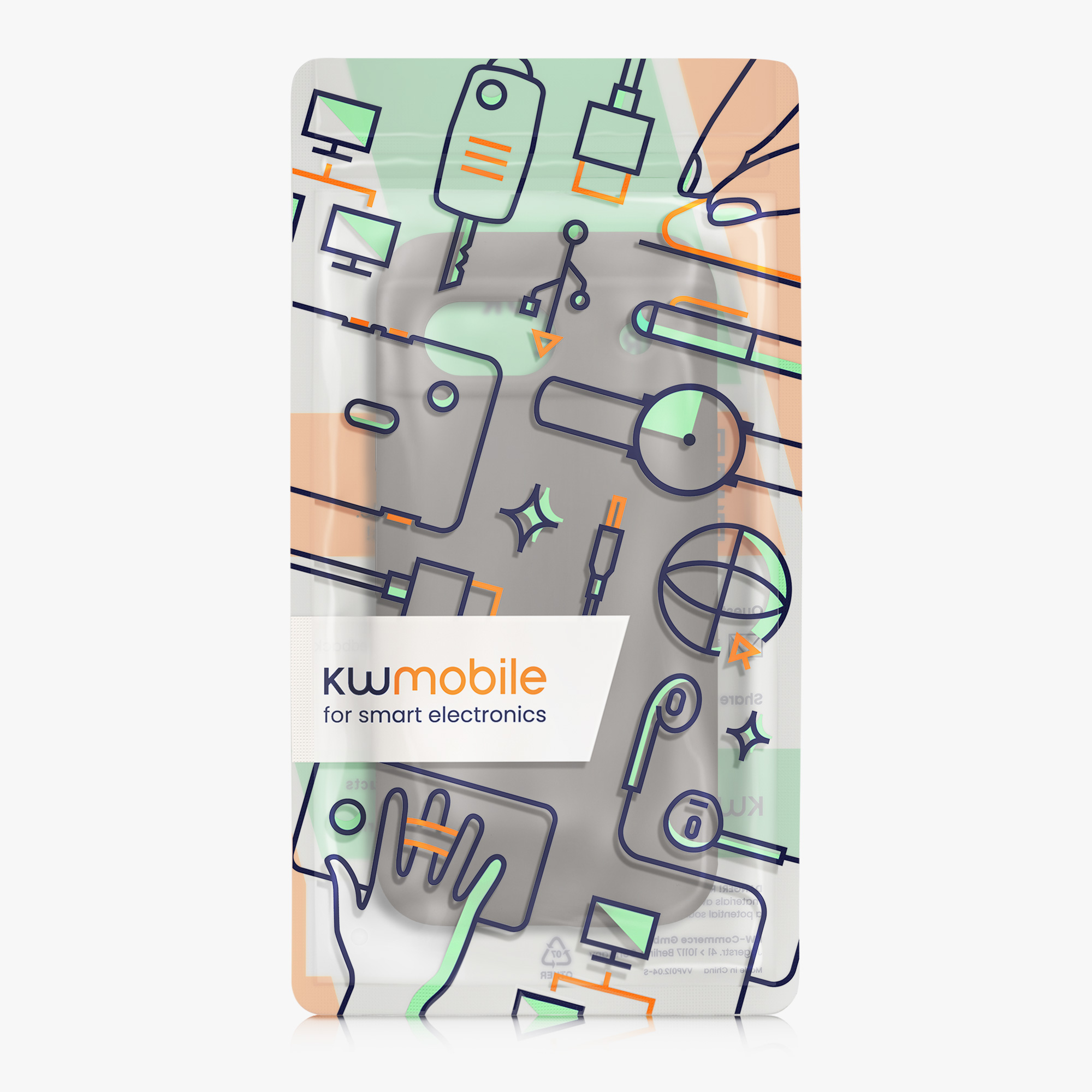 Silikonový kryt kwmobile pro Google Pixel 8a - šedobéžové Stone Dust