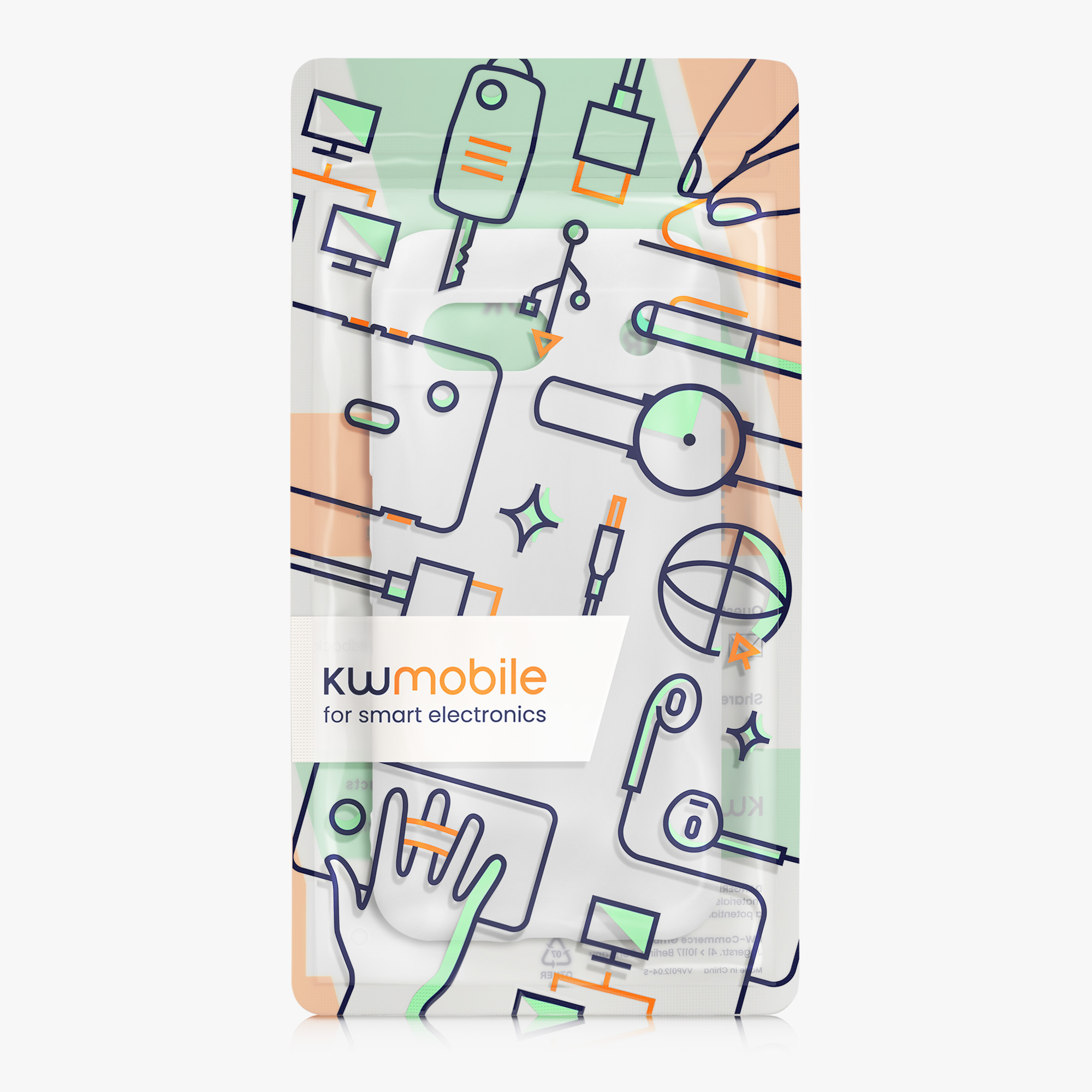 Kryt na mobil kwmobile pro Google Pixel 8a - matná bílá