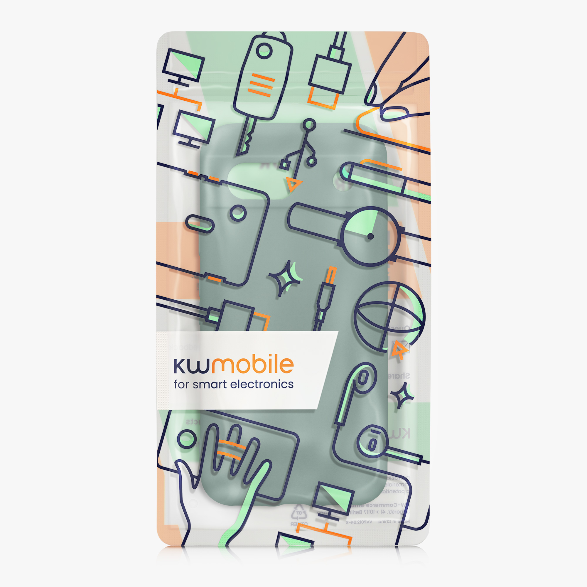 Silikonový kryt kwmobile pro Google Pixel 8a - lesně zelené