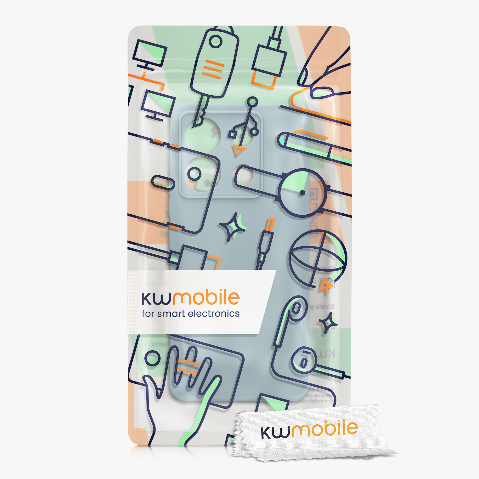 Kryt Xiaomi Redmi Note 13 Pro 5G silikonový TPU červená kwmobile