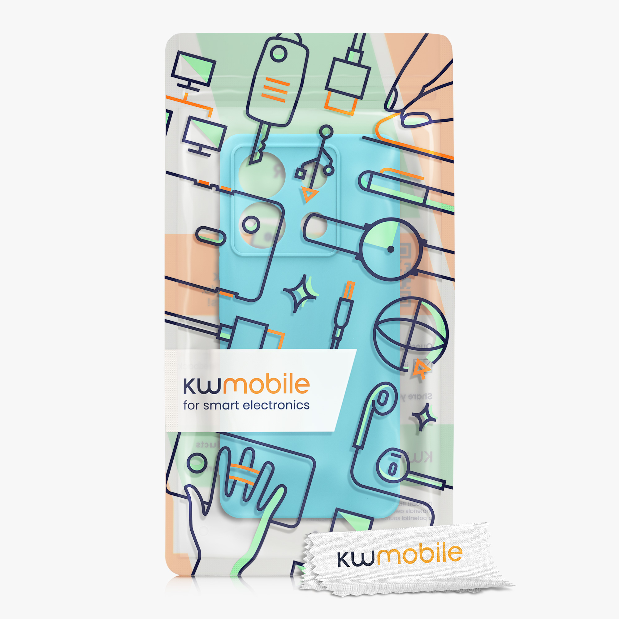 Kryt Xiaomi Redmi Note 13 Pro 5G silikonový TPU červená kwmobile