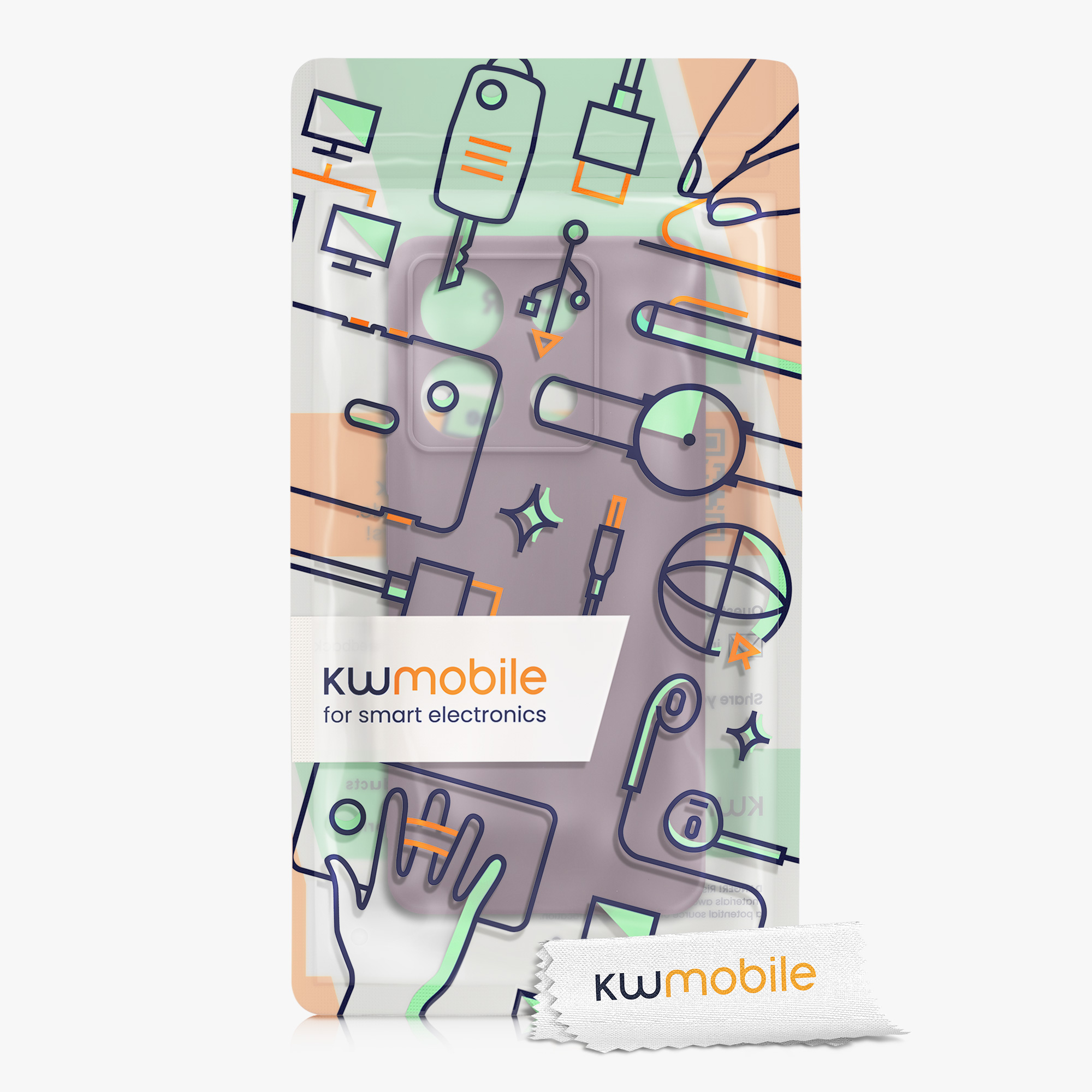 Kryt Xiaomi Redmi Note 13 Pro 5G silikonový TPU červená kwmobile