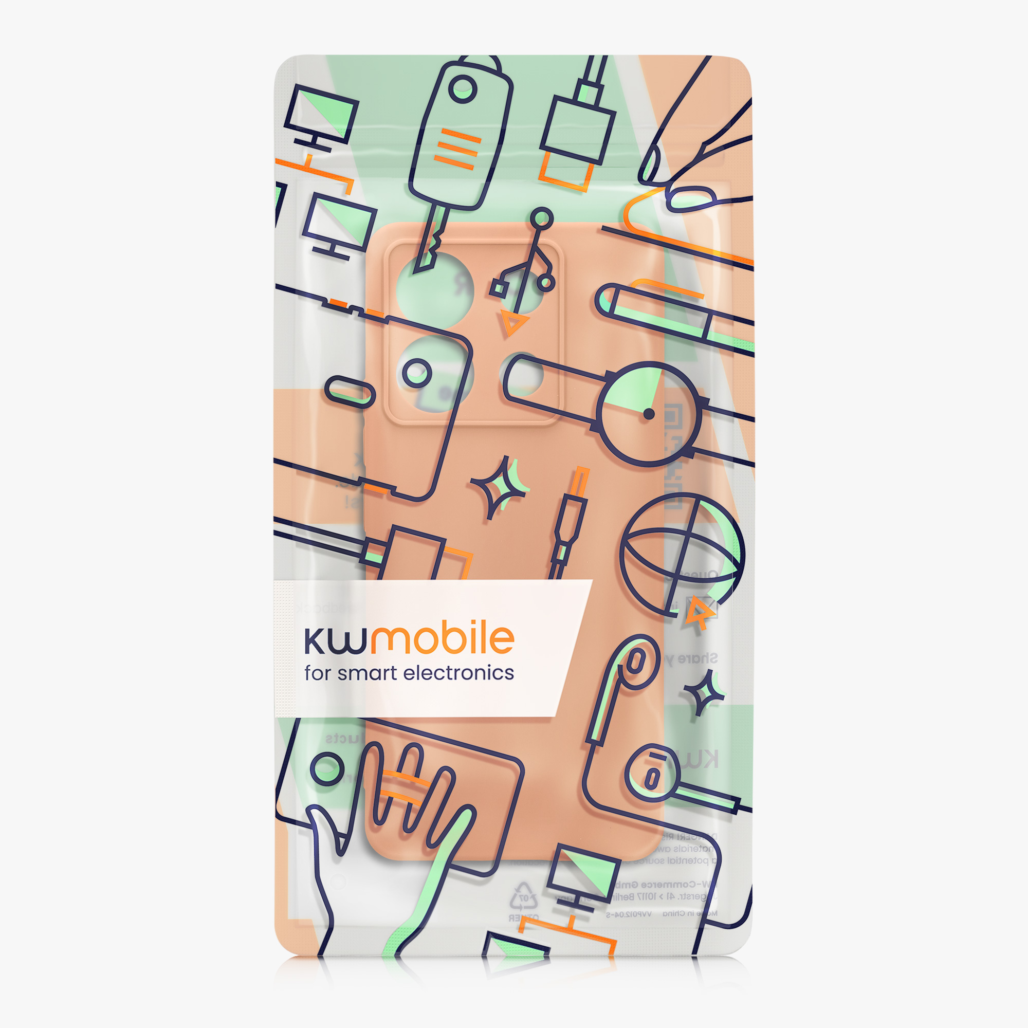 Kryt Xiaomi Redmi Note 13 Pro 5G silikonový TPU červená kwmobile