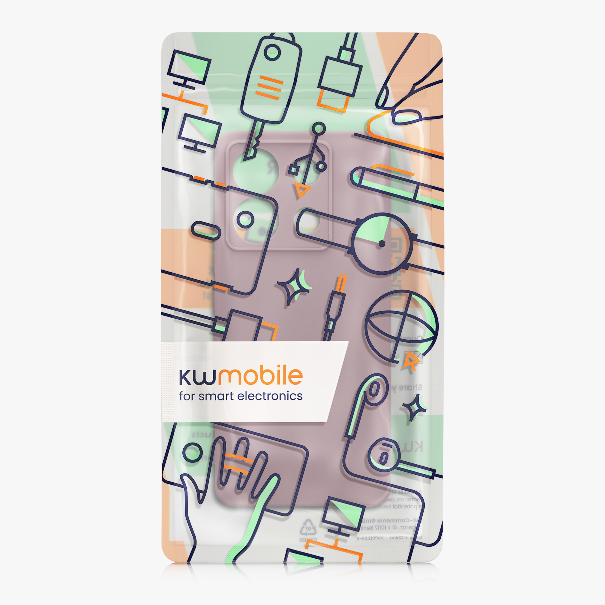 Kryt Xiaomi Redmi Note 13 Pro 5G silikonový TPU fialová kwmobile