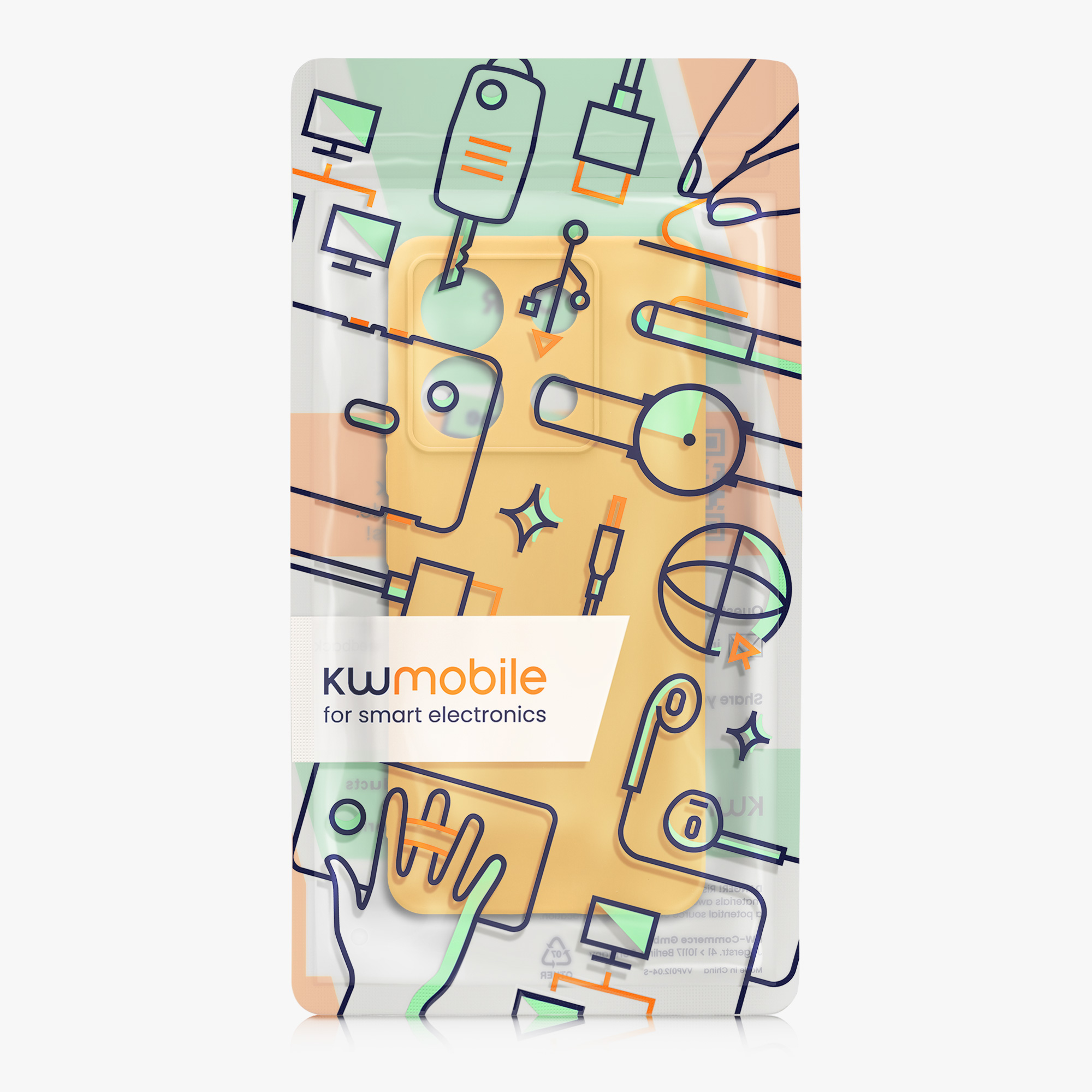 Kryt Xiaomi Redmi Note 13 Pro 5G silikonový TPU červená kwmobile