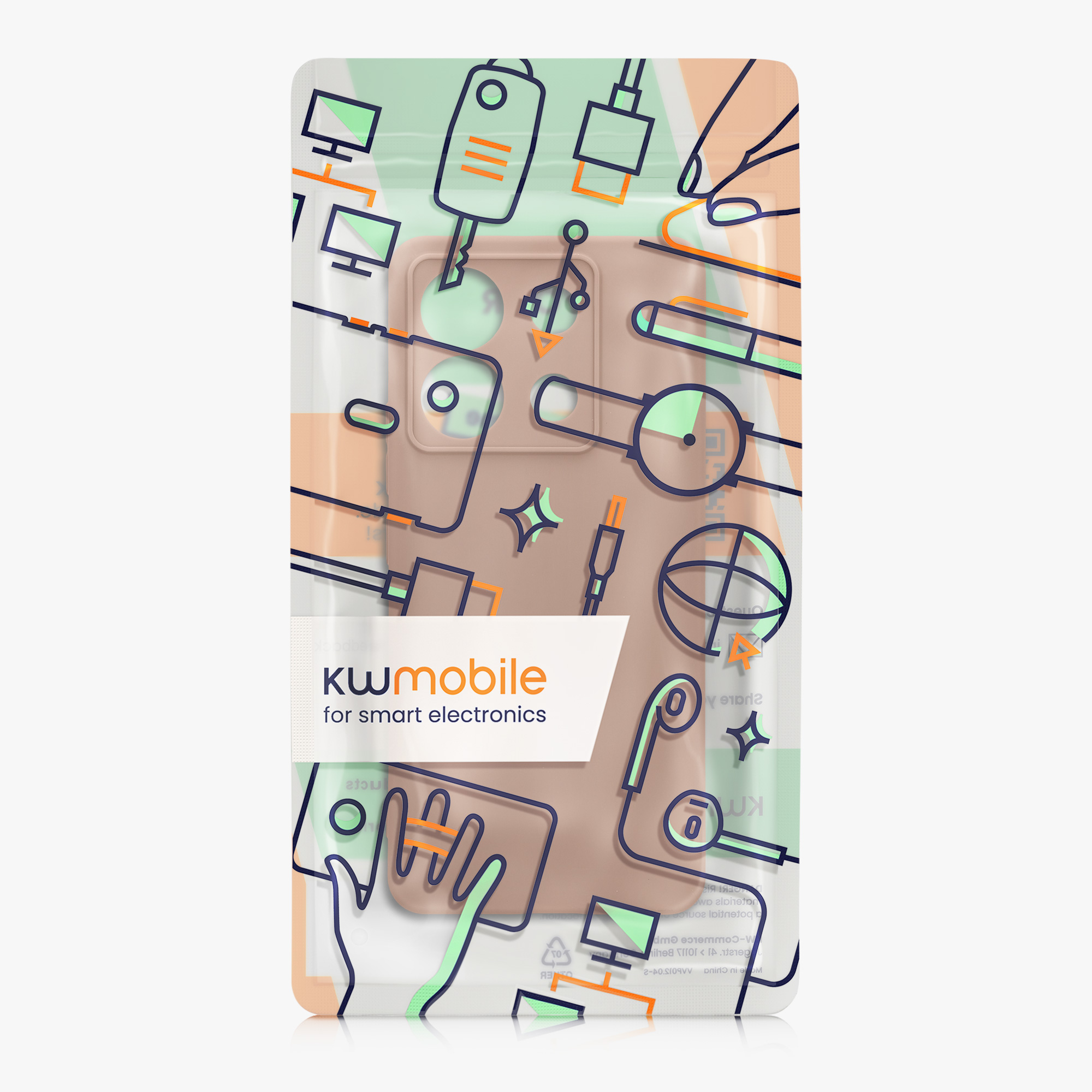 Kryt Xiaomi Redmi Note 13 Pro 5G silikonový TPU červená kwmobile