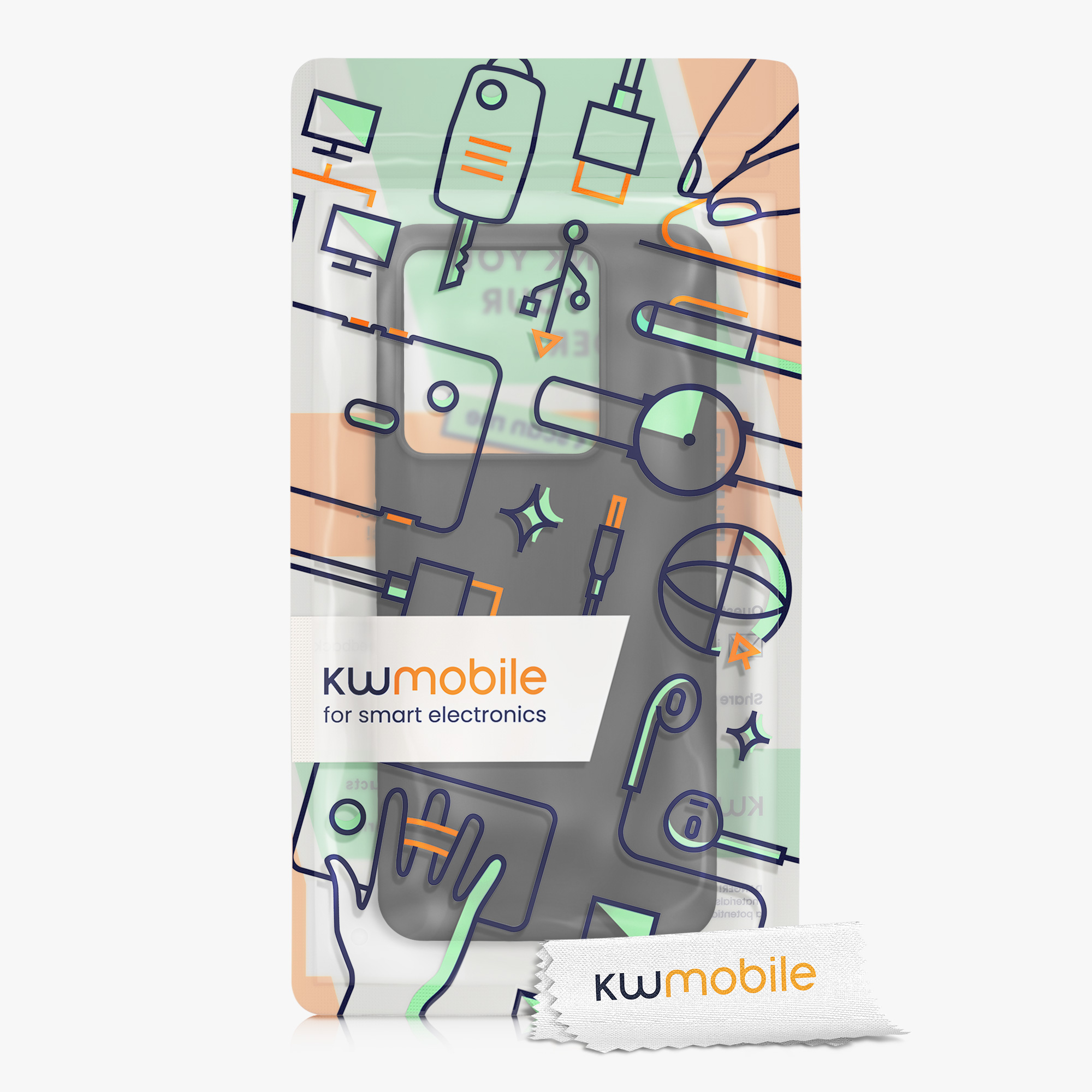 Kryt Xiaomi Redmi Note 13 Pro 5G silikonový TPU černá kwmobile
