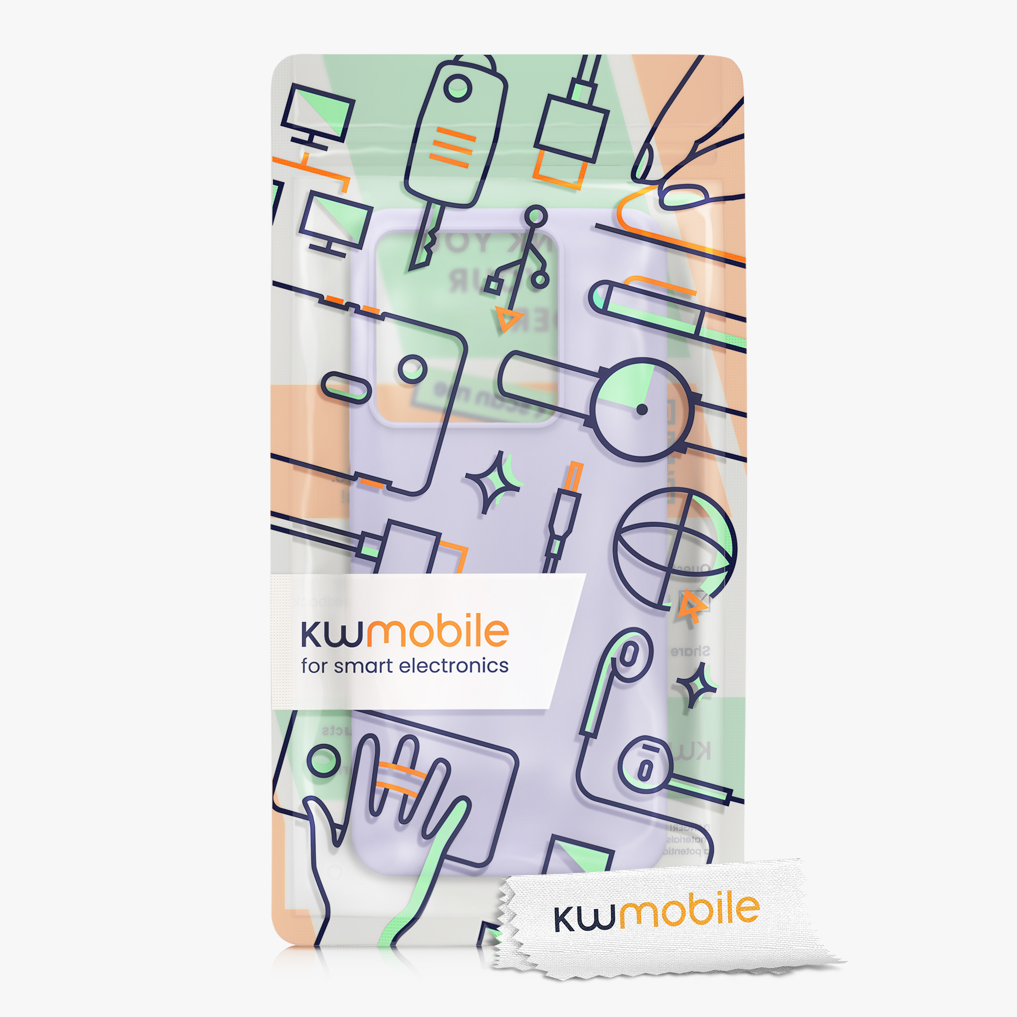 Kryt Xiaomi Redmi Note 13 Pro 5G silikonový TPU levandulová kwmobile