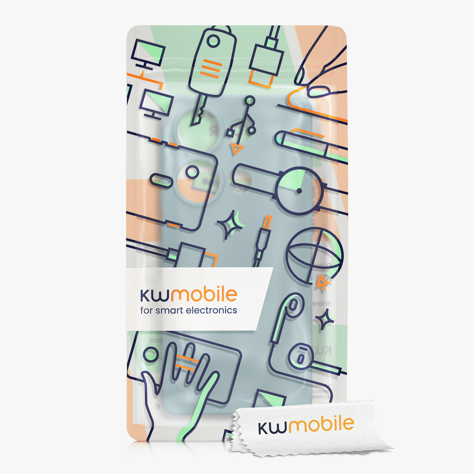 Kryt Xiaomi Redmi Note 13 Pro 4G silikonový TPU červená kwmobile