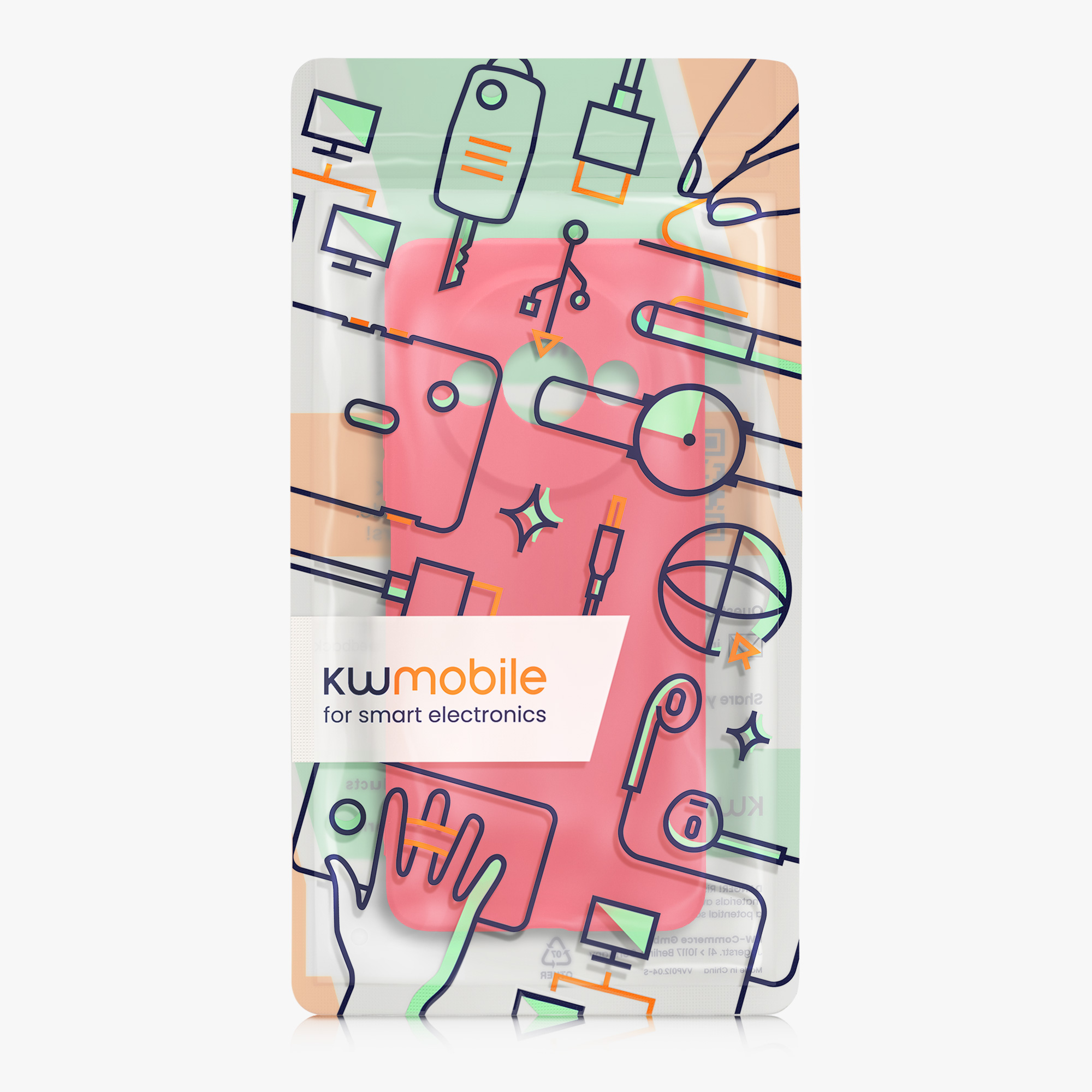 Kryt Xiaomi Redmi A3 silikonový TPU růžová kwmobile