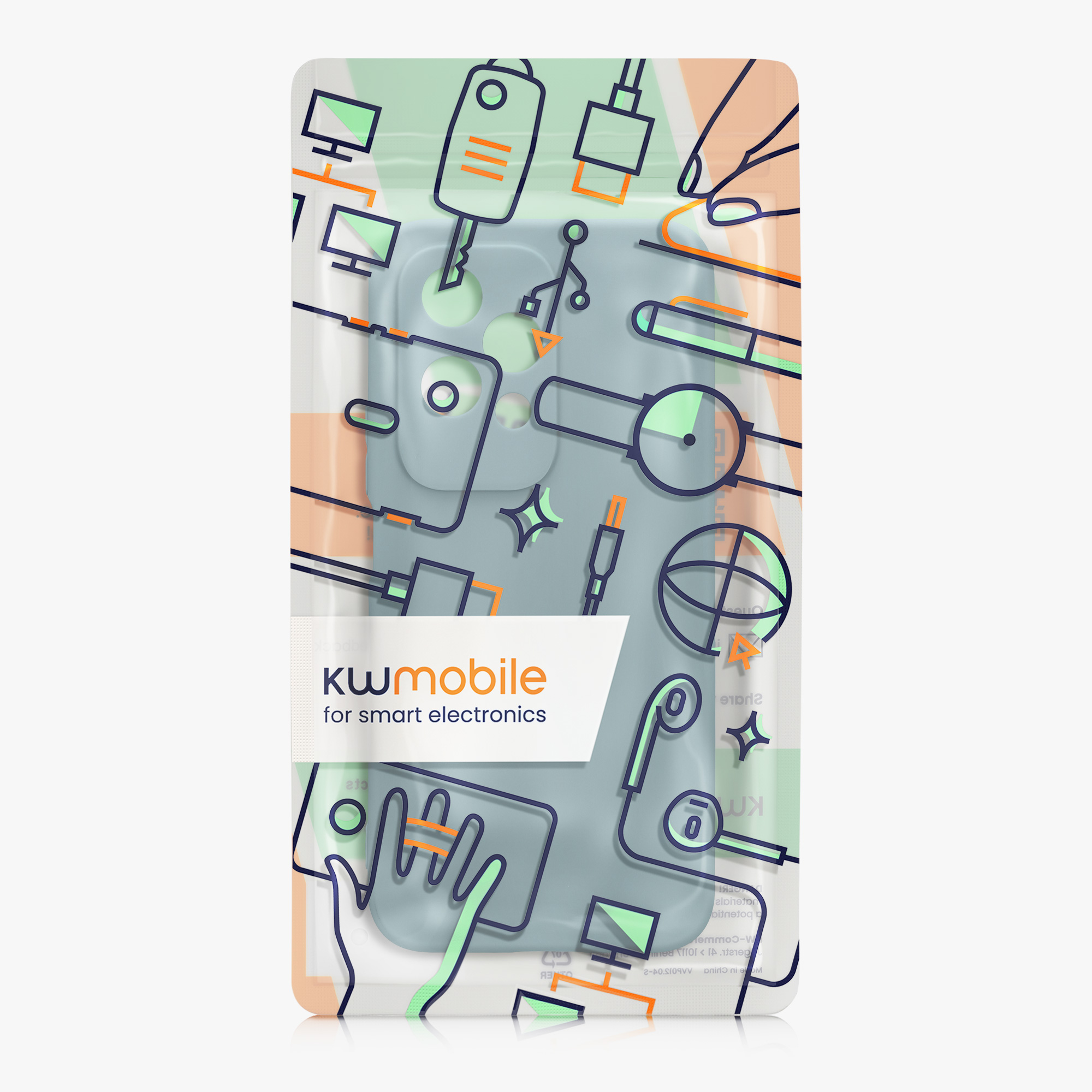 Kryt na mobil HONOR 200 Lite kwmobile béžově šedý