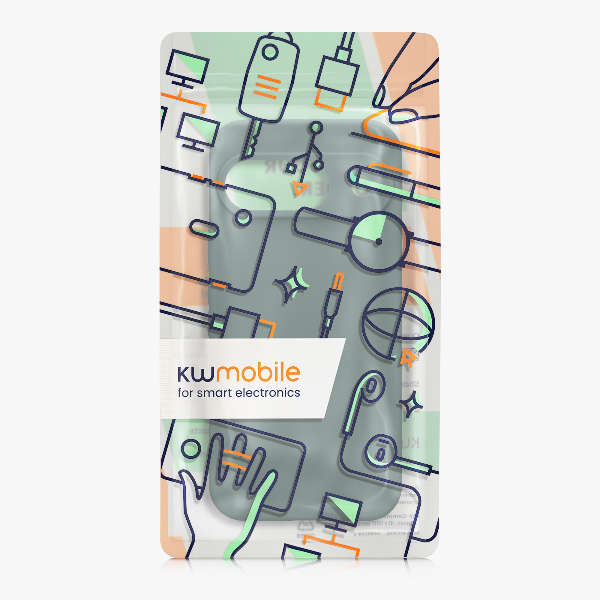 Kryt na mobil kwmobile pro Google Pixel 9 - zelená