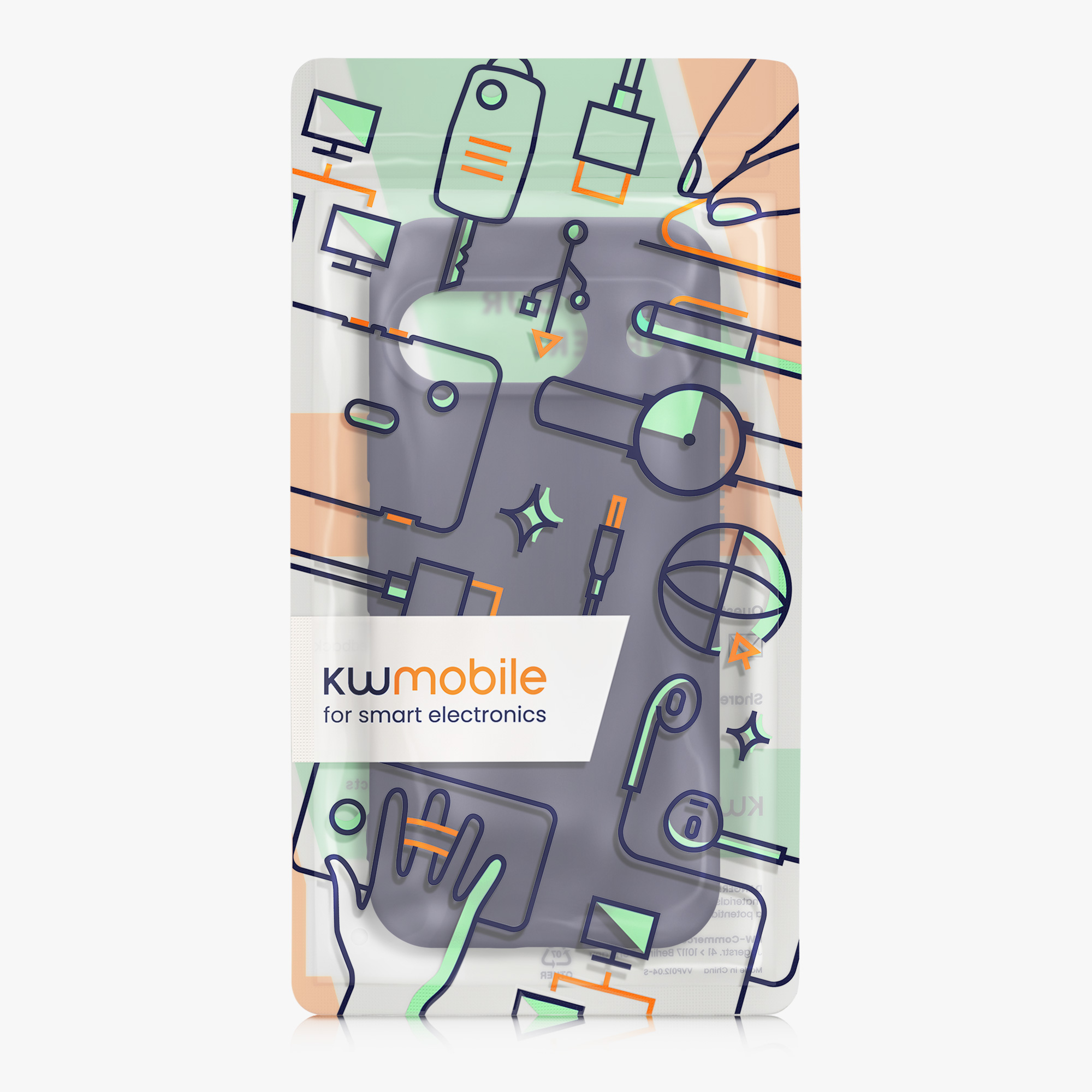 Kryt na mobil kwmobile pro Google Pixel 9 - tmavě modrá Deep Ocean