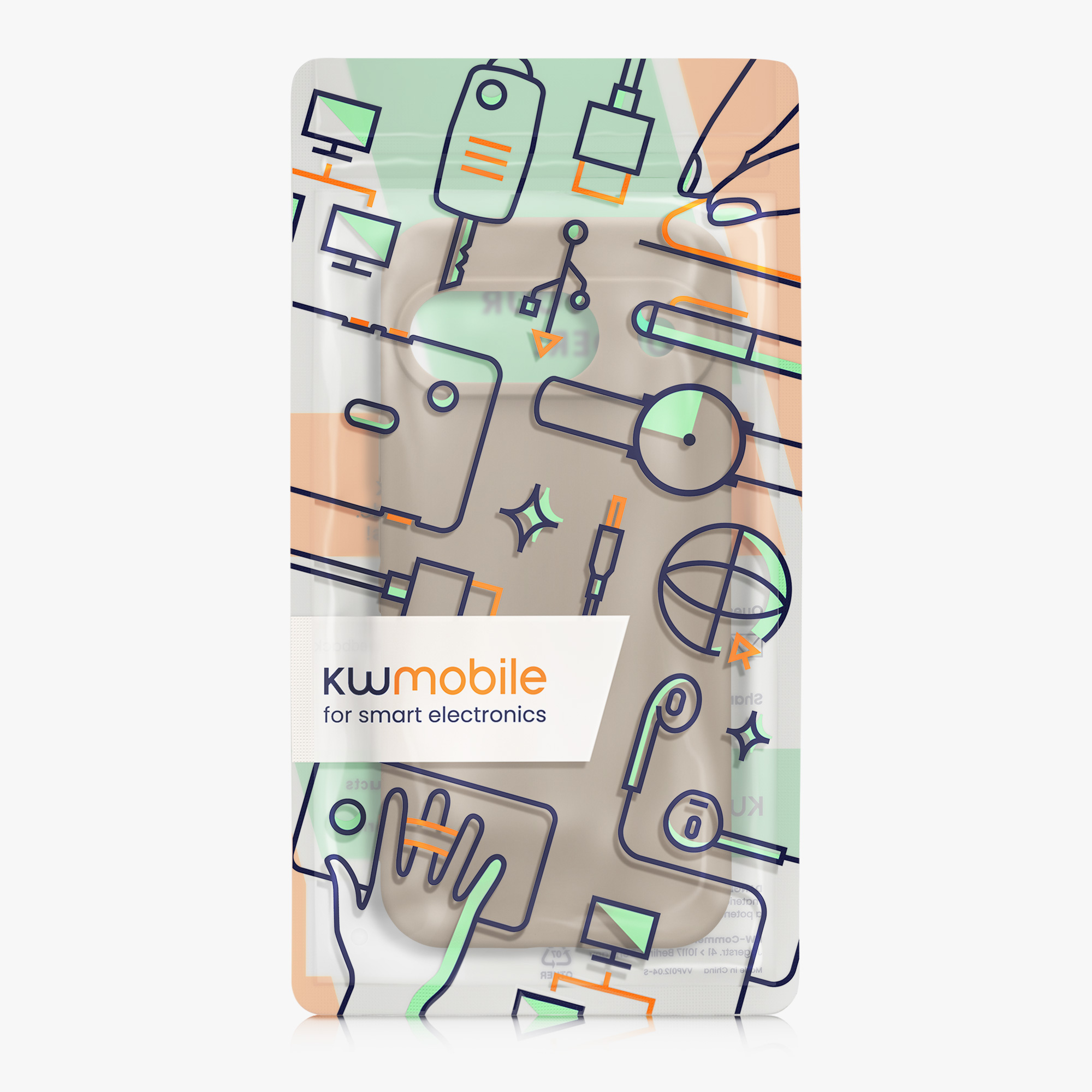 Kryt na mobil kwmobile pro Google Pixel 9 - Cream