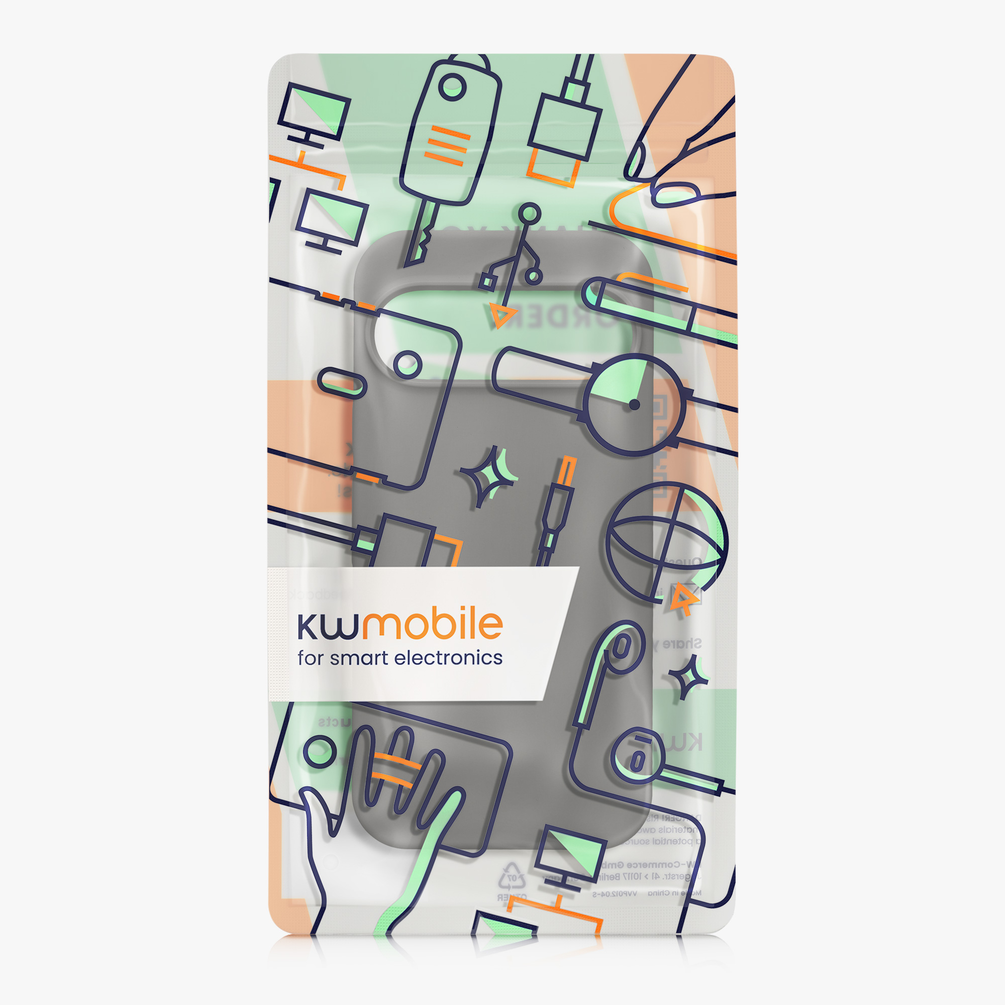 Kryt na mobil kwmobile pro Google Pixel 9 Pro / Google Pixel 9 - Wireless Charging Stone Dust
