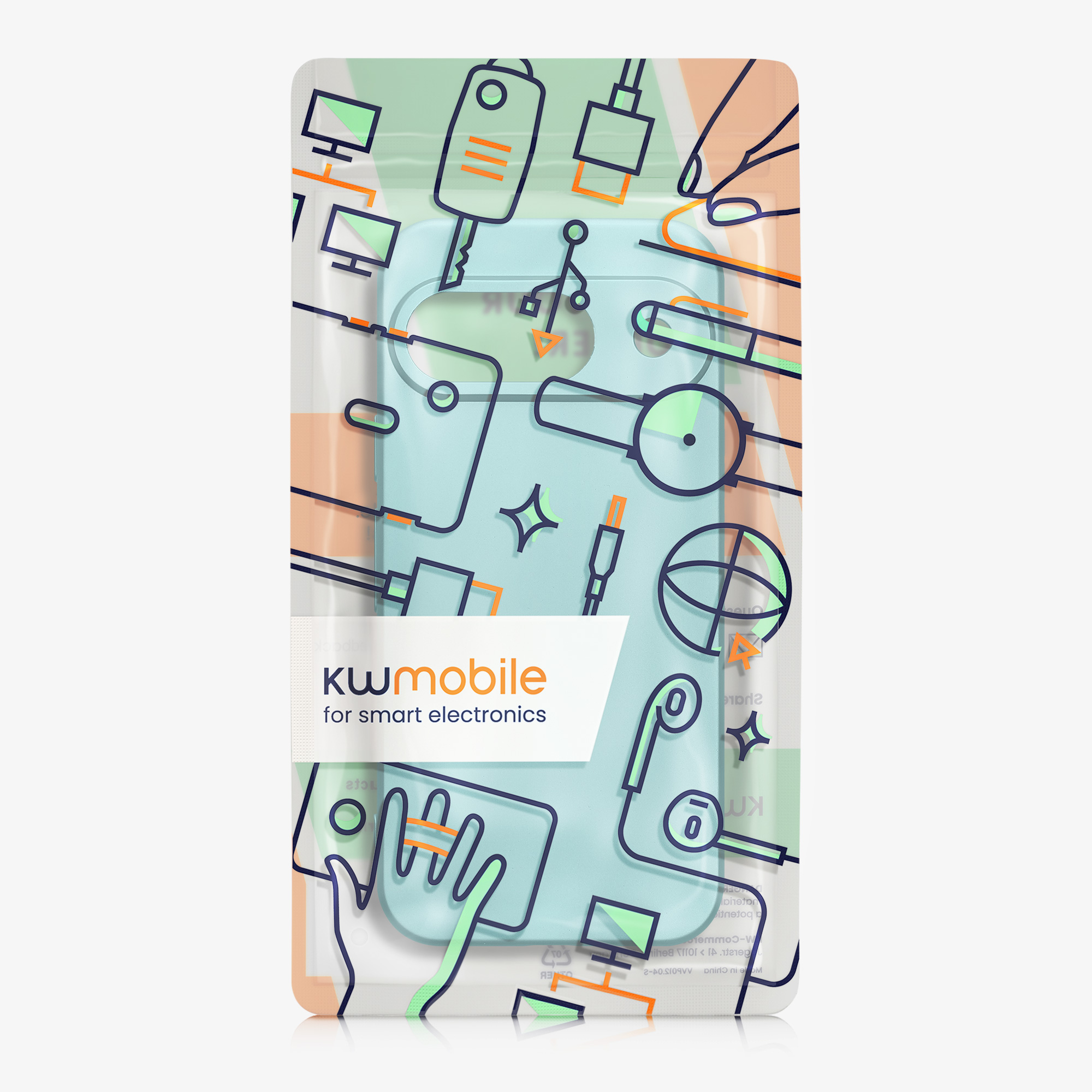 Kryt na mobil kwmobile pro Google Pixel 9 - zelená