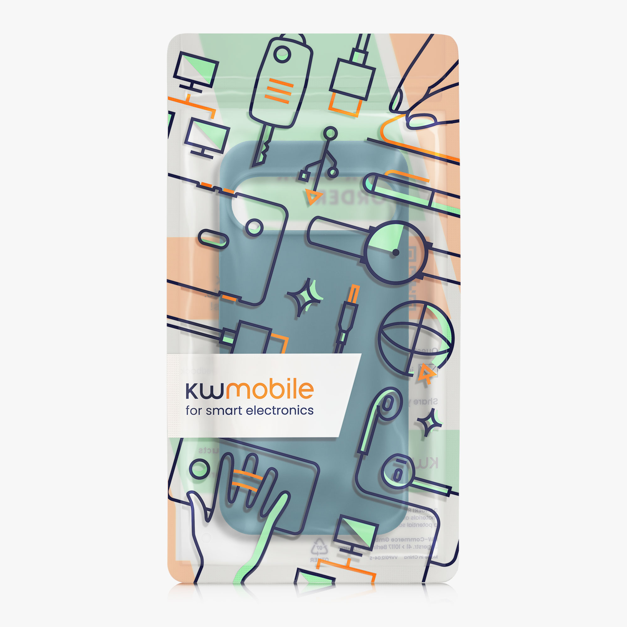 Silikonový kryt kwmobile pro Google Pixel 9 Pro XL - tyrkysová matná