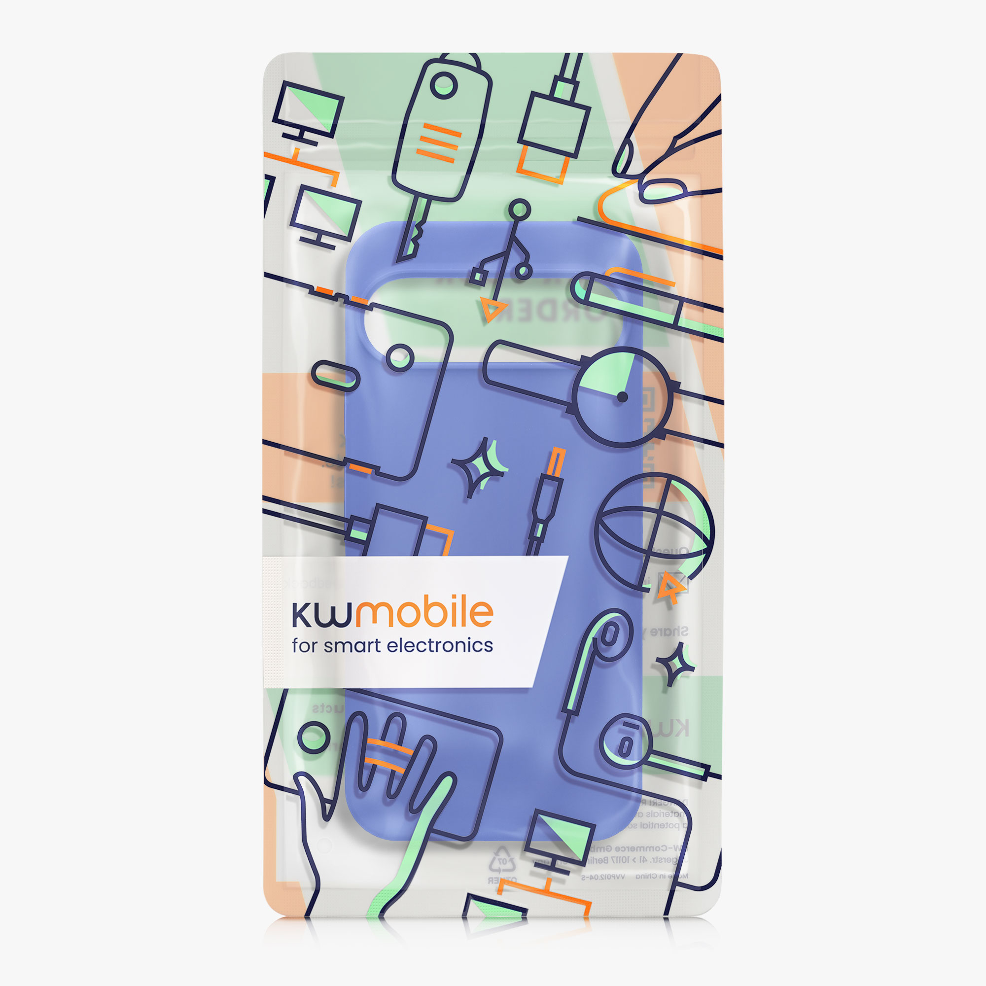 Silikonový kryt kwmobile pro Google Pixel 9 Pro XL - baltská modrá