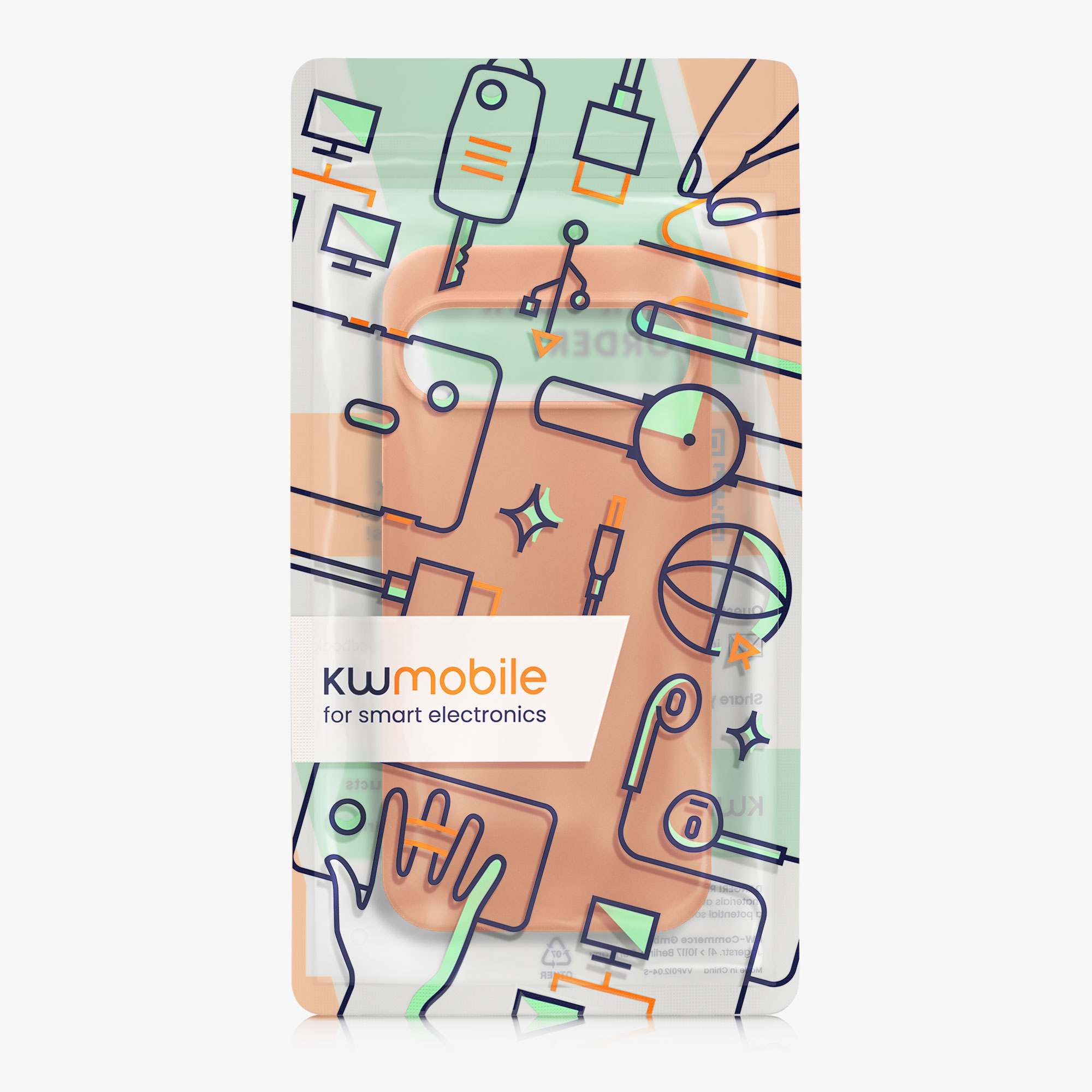 Kryt na mobil kwmobile pro Google Pixel 9 Pro XL / Google Pixel 9 Pro / Google Pixel 9 - teplá meruňka