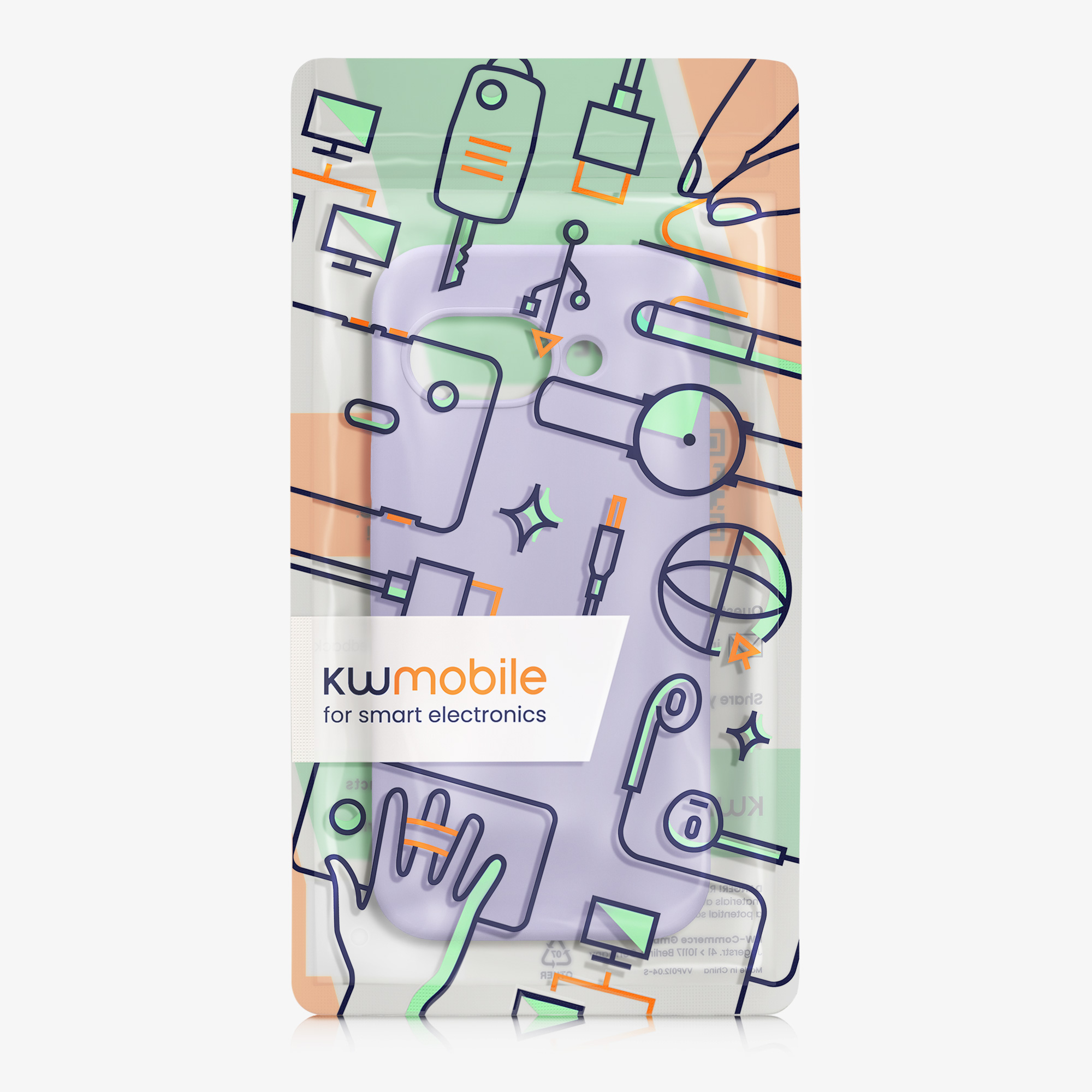Silikonový kryt kwmobile pro Google Pixel 9a - levandulová