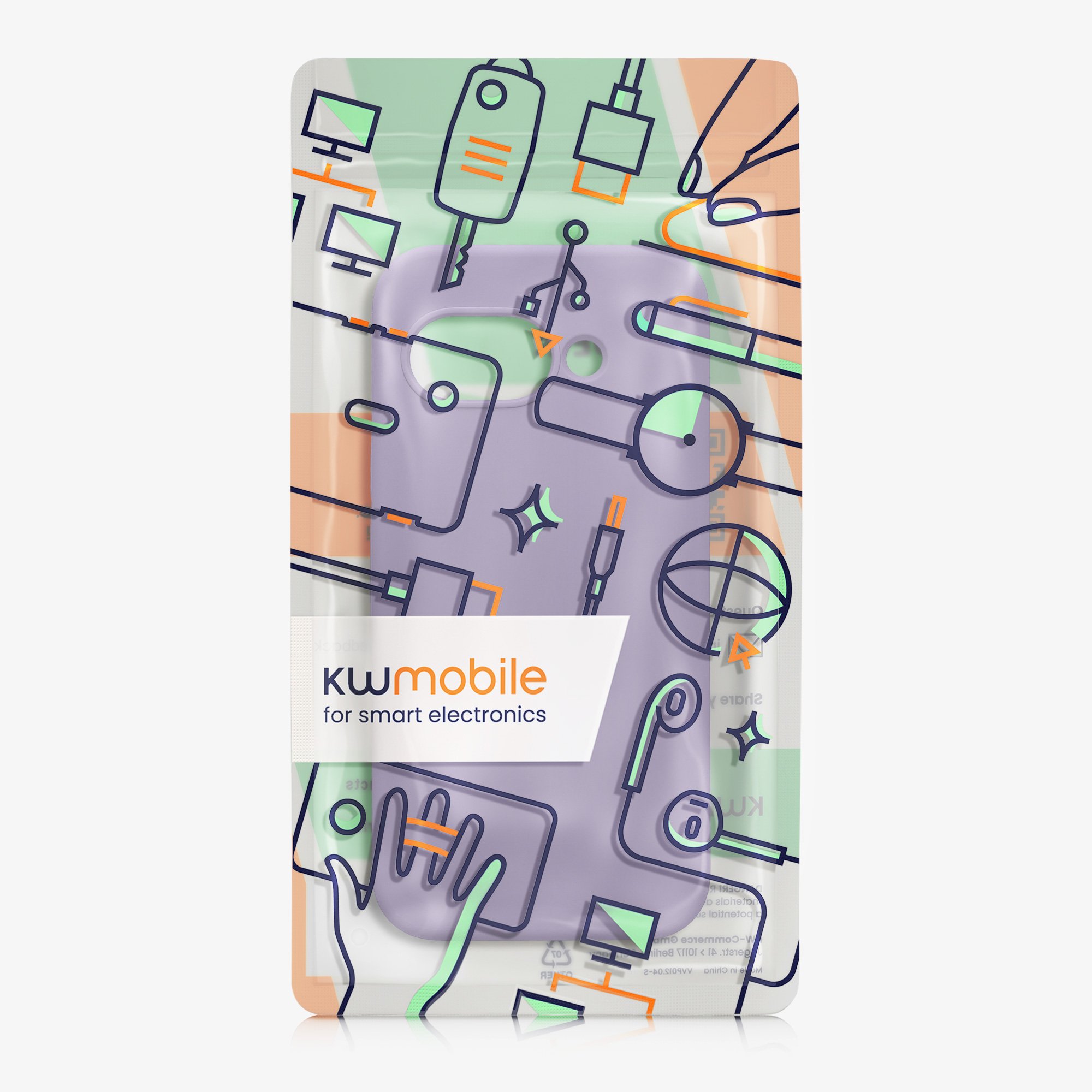 Silikonový kryt kwmobile pro Google Pixel 9a - fialová