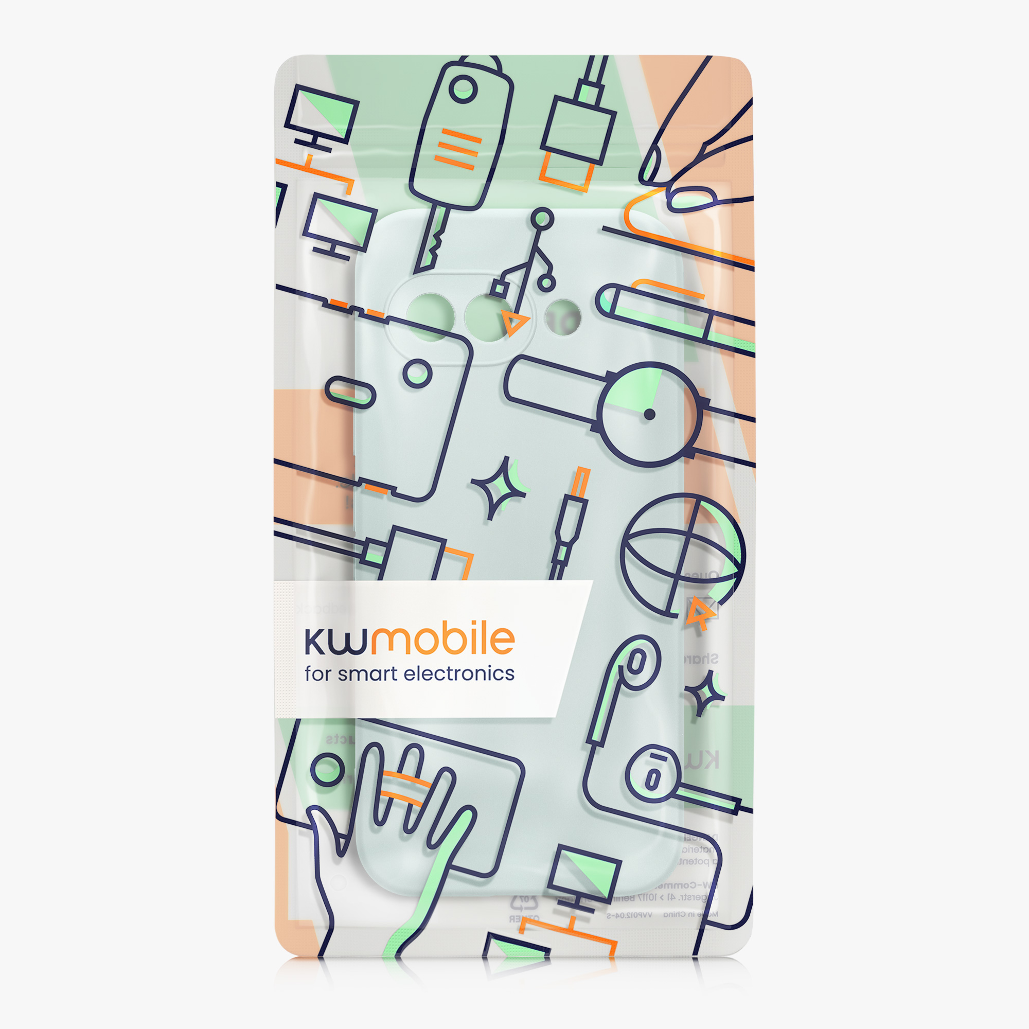Silikonový kryt kwmobile pro Google Pixel 9a - mátová