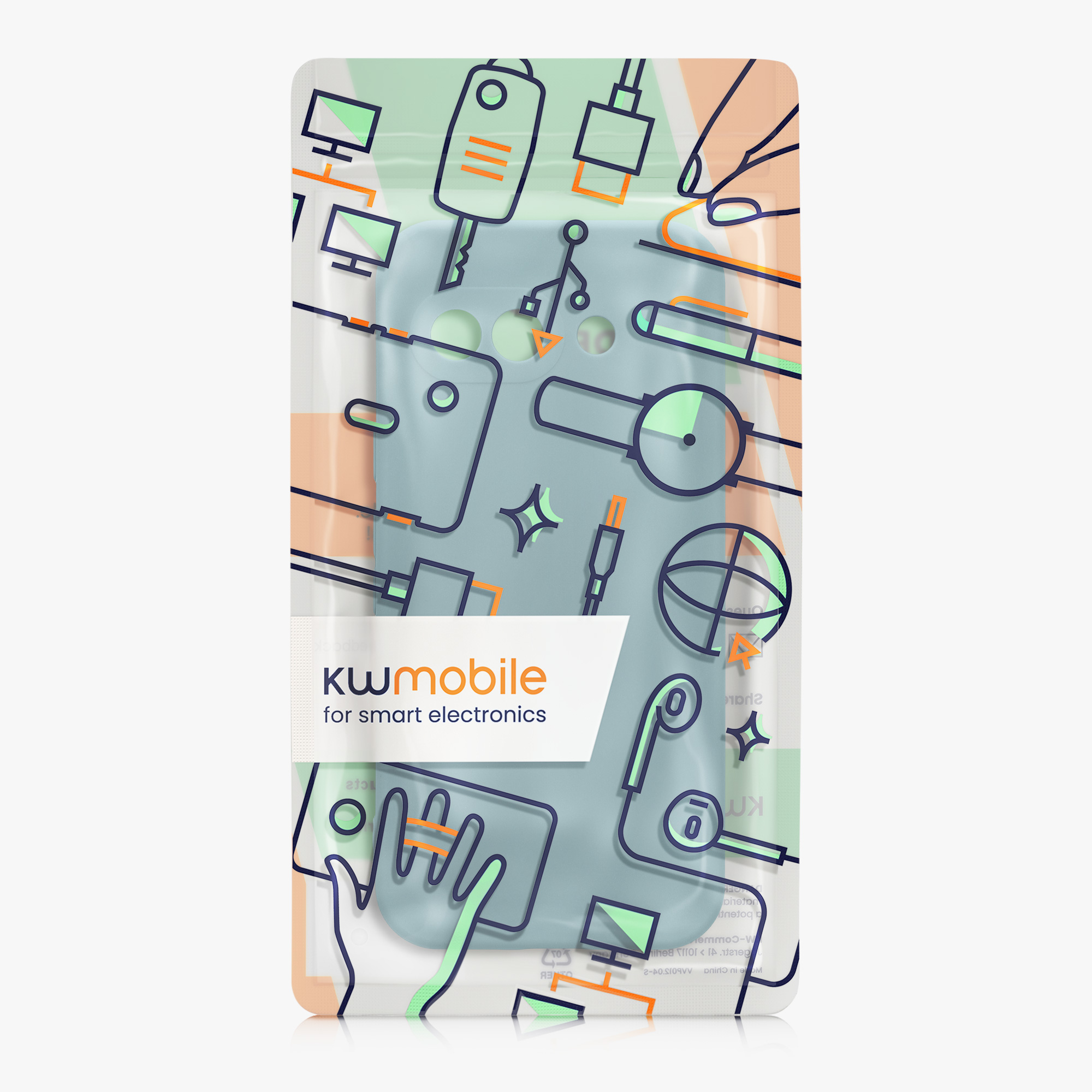 Silikonový kryt kwmobile pro Google Pixel 9a - tmavě modrá