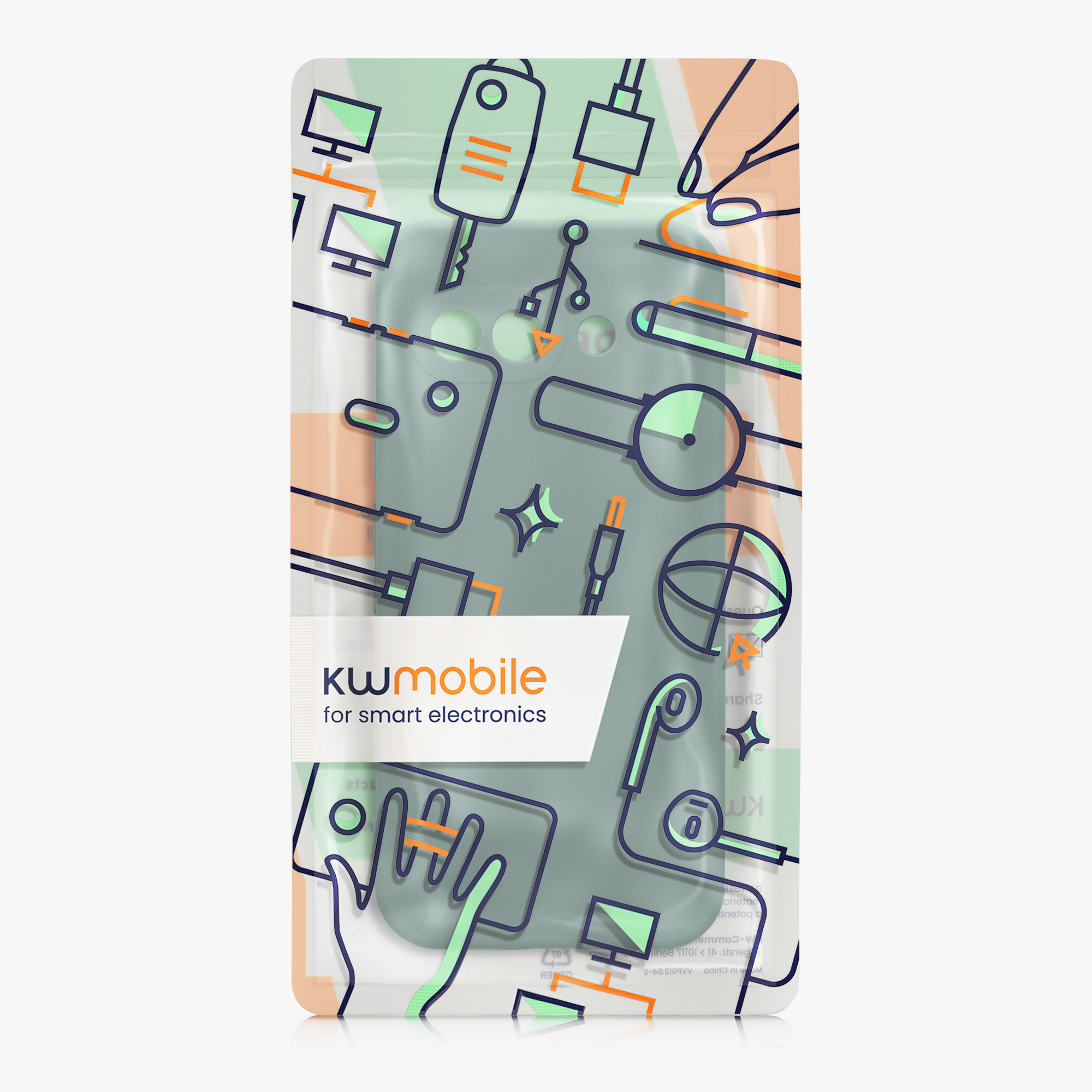 Silikonový kryt kwmobile pro Google Pixel 9a - lesní zelená
