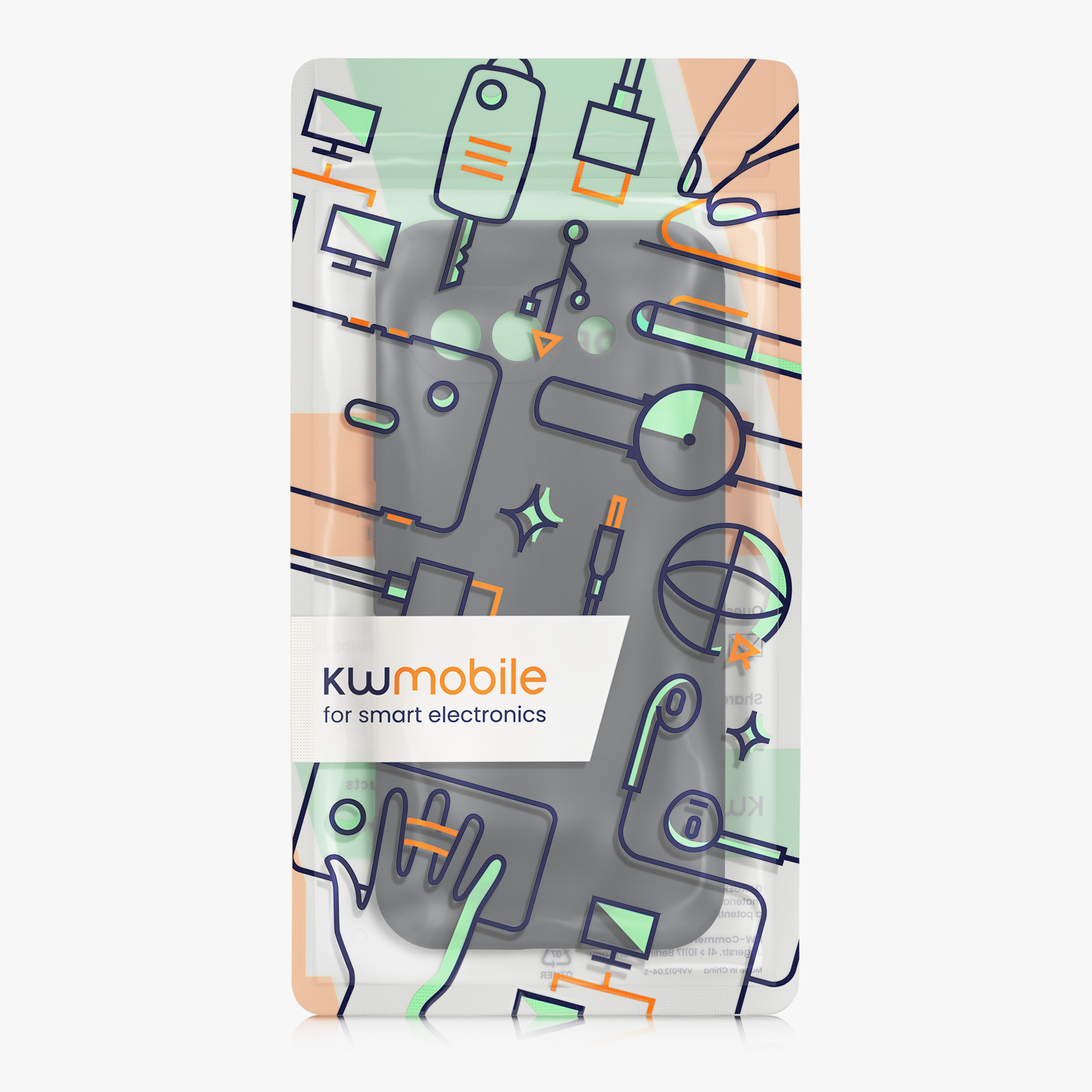 Silikonový kryt kwmobile pro Google Pixel 9a - borůvková