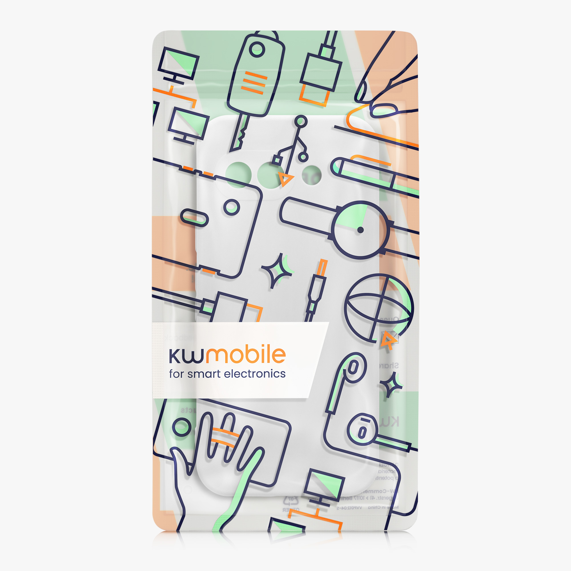 Silikonový kryt kwmobile pro Google Pixel 9a - bílá matná
