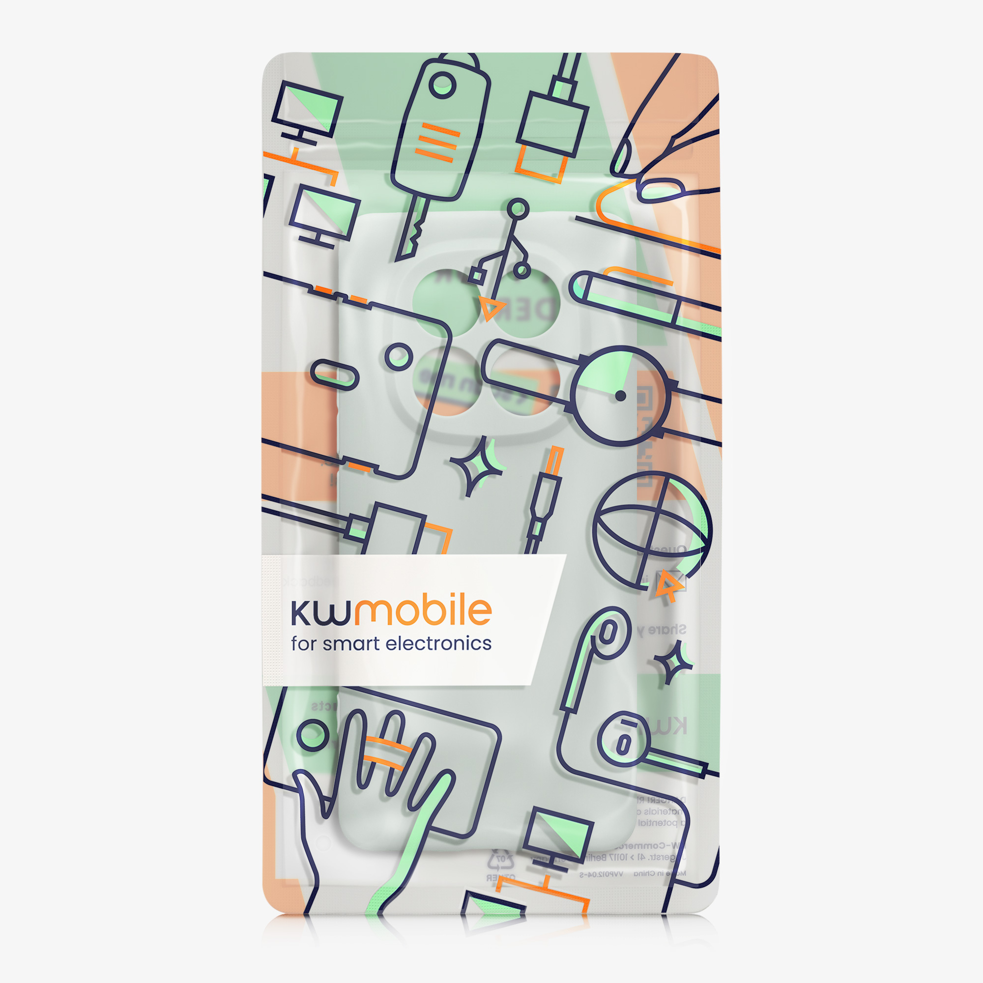 Kryt Xiaomi Redmi Note 14 Pro+ 5G silikonový TPU mátová kwmobile