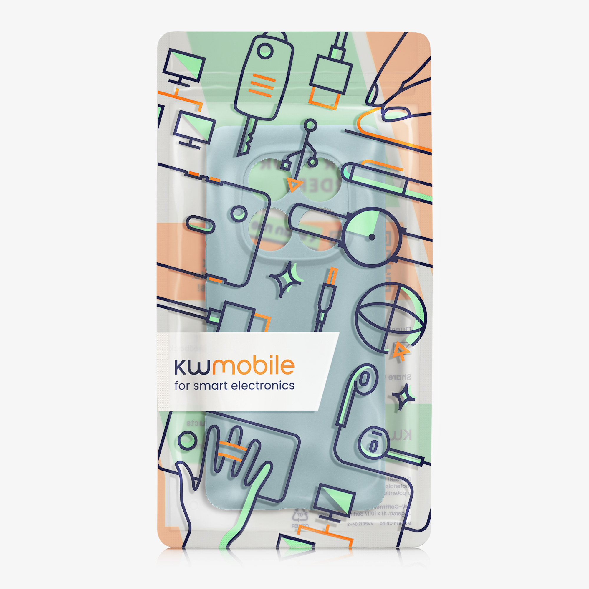 Kryt Xiaomi Redmi Note 14 Pro 5G silikonový TPU červená kwmobile