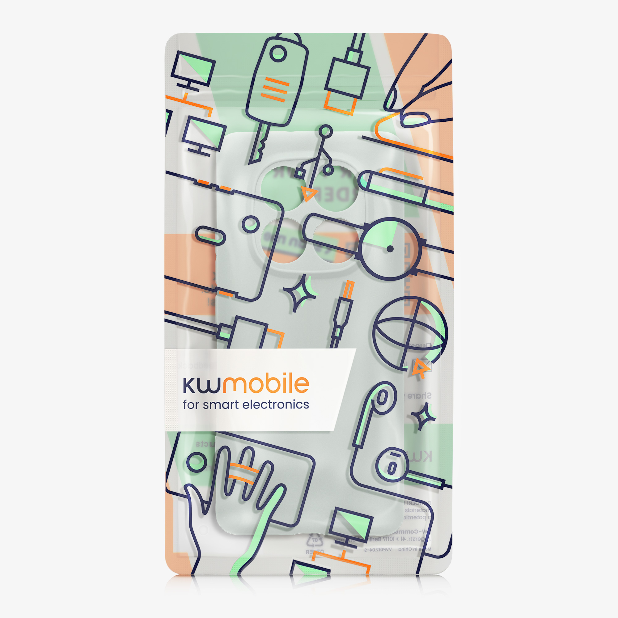 Kryt Xiaomi Redmi Note 14 Pro 5G silikonový TPU mátová kwmobile