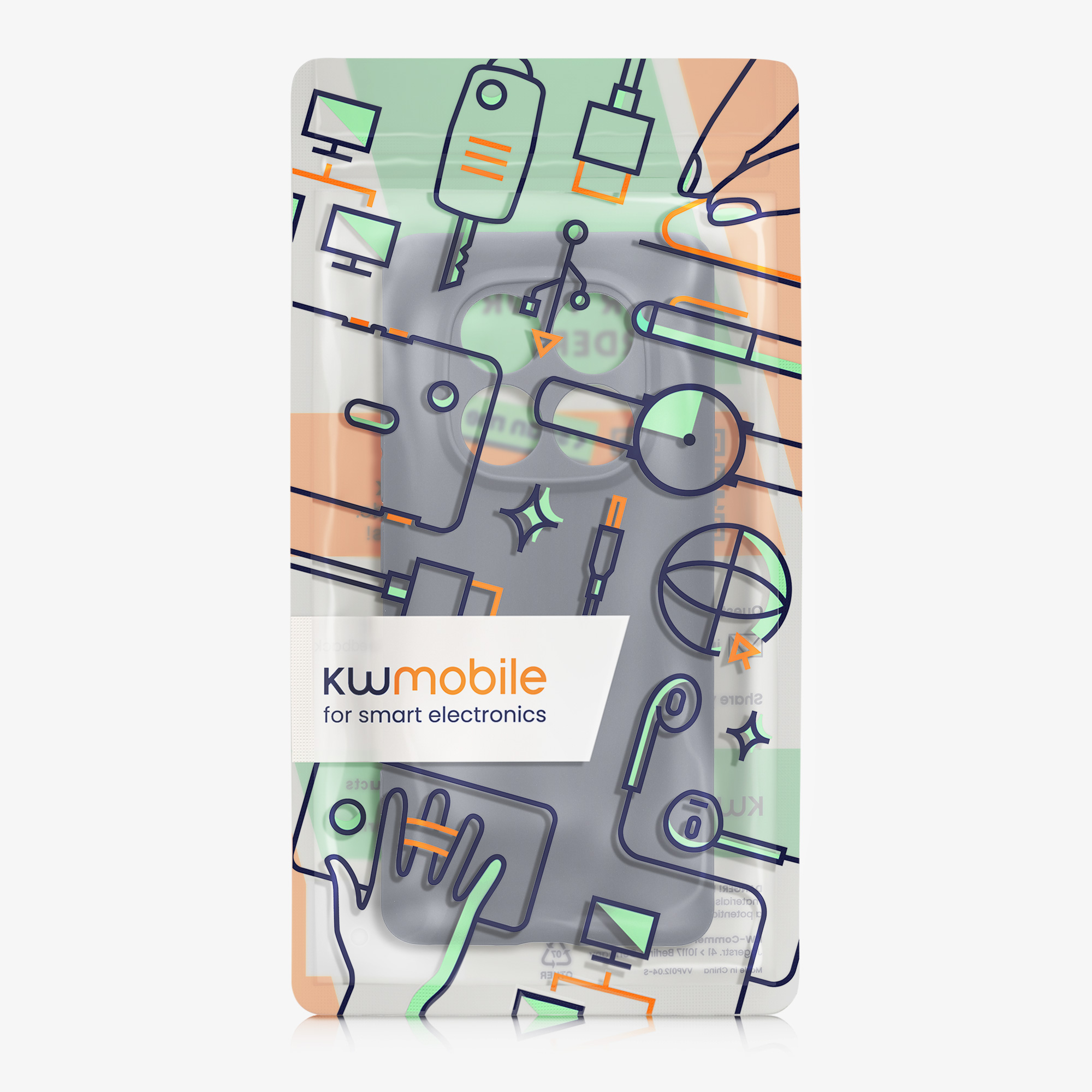 Kryt Xiaomi Redmi Note 14 Pro 5G silikonový TPU modrá kwmobile