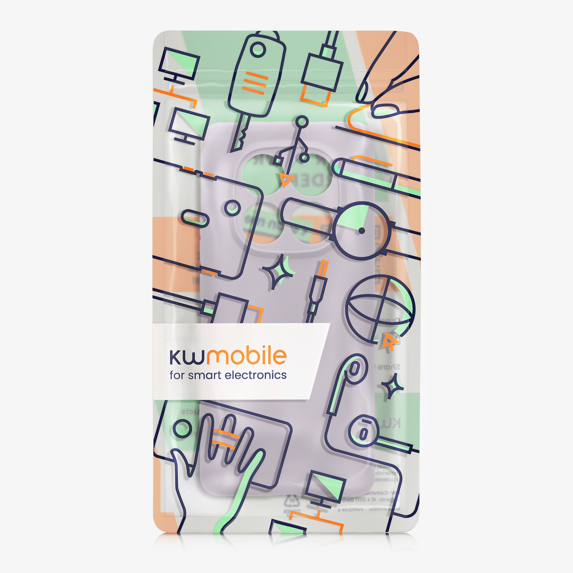Kryt Xiaomi Redmi Note 14 Pro 5G silikonový TPU levandulová kwmobile