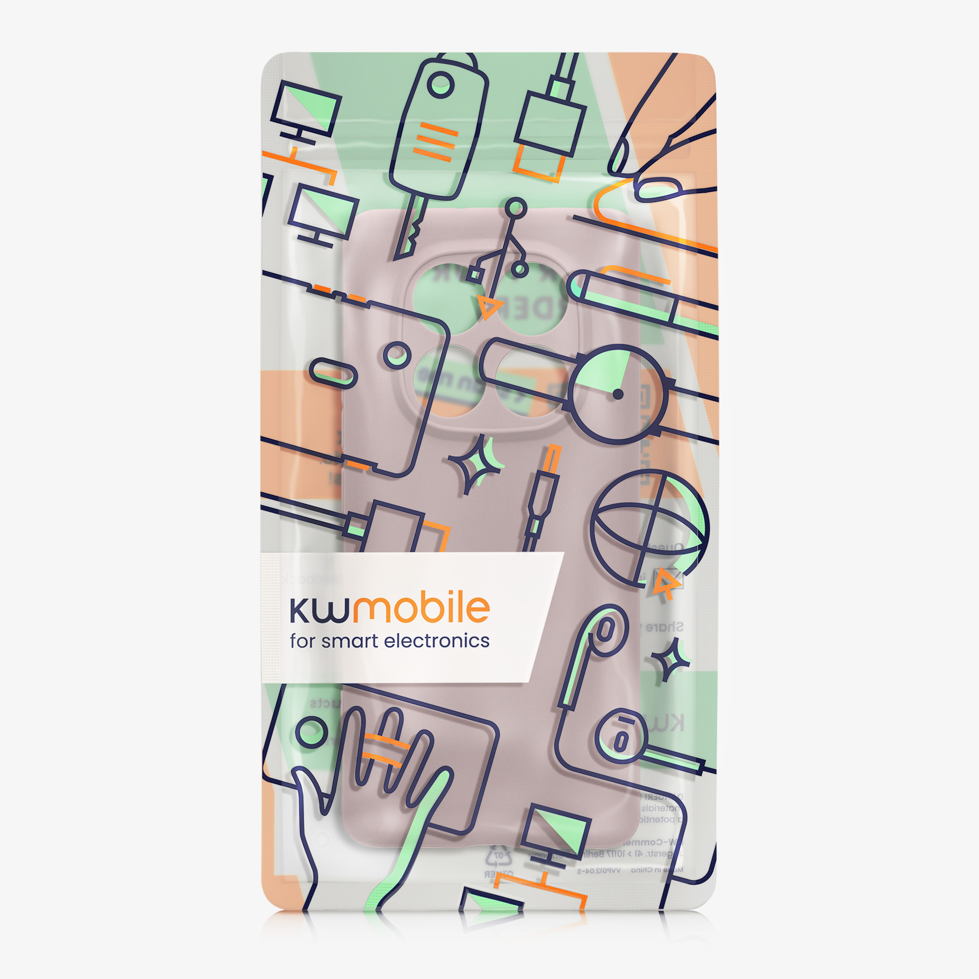 Kryt Xiaomi Redmi Note 14 Pro 5G silikonový TPU červená kwmobile