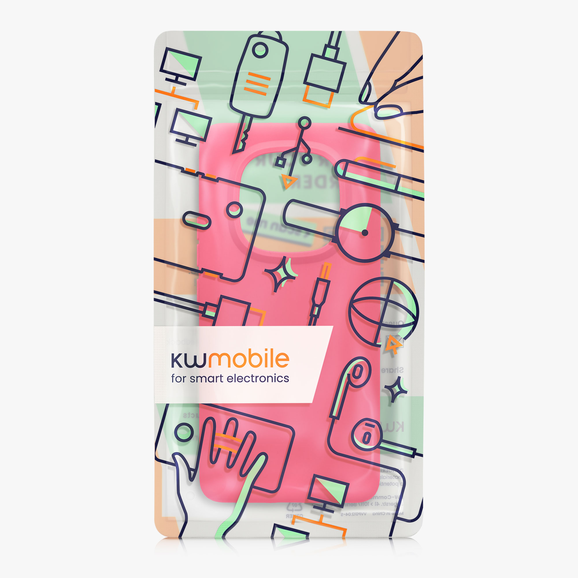Kryt Xiaomi Redmi Note 14 Pro 5G silikonový TPU růžová kwmobile