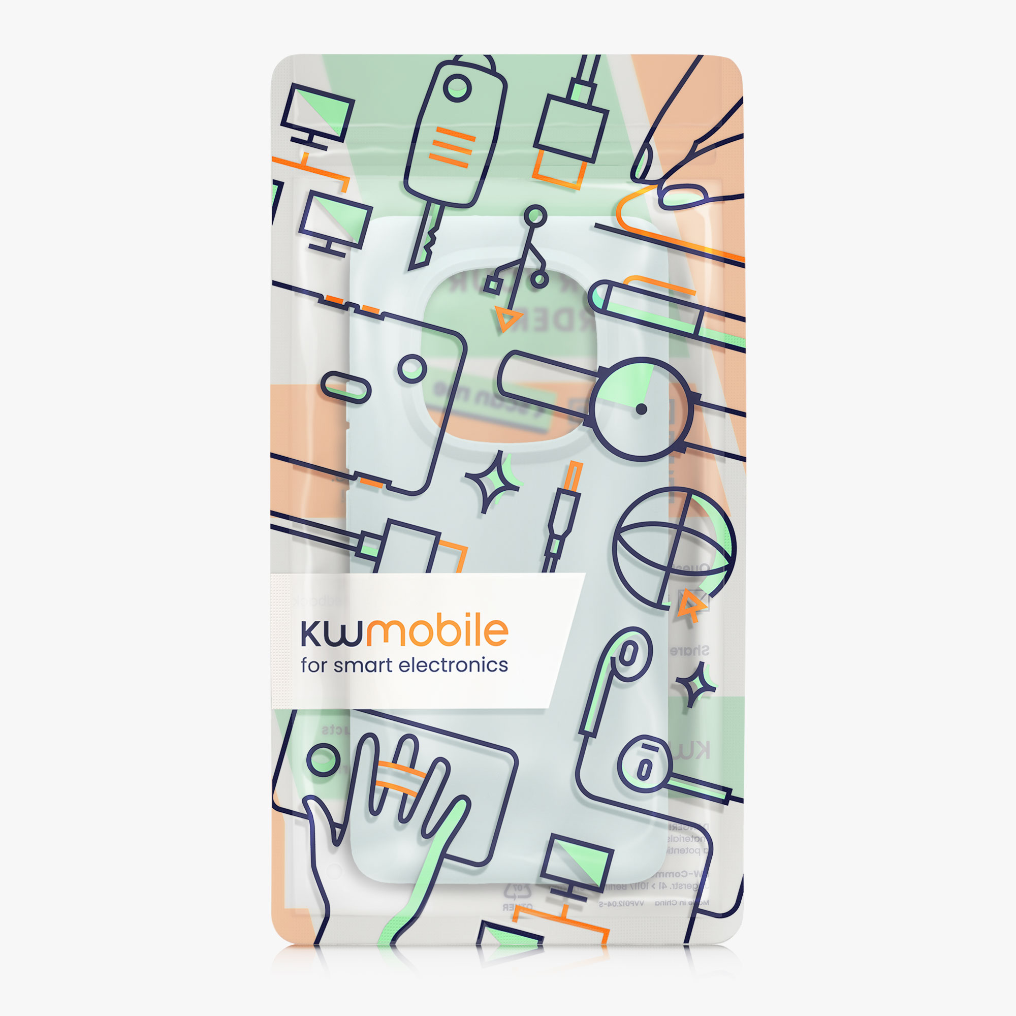 Kryt Xiaomi Redmi Note 14 Pro 5G silikonový TPU mátová kwmobile