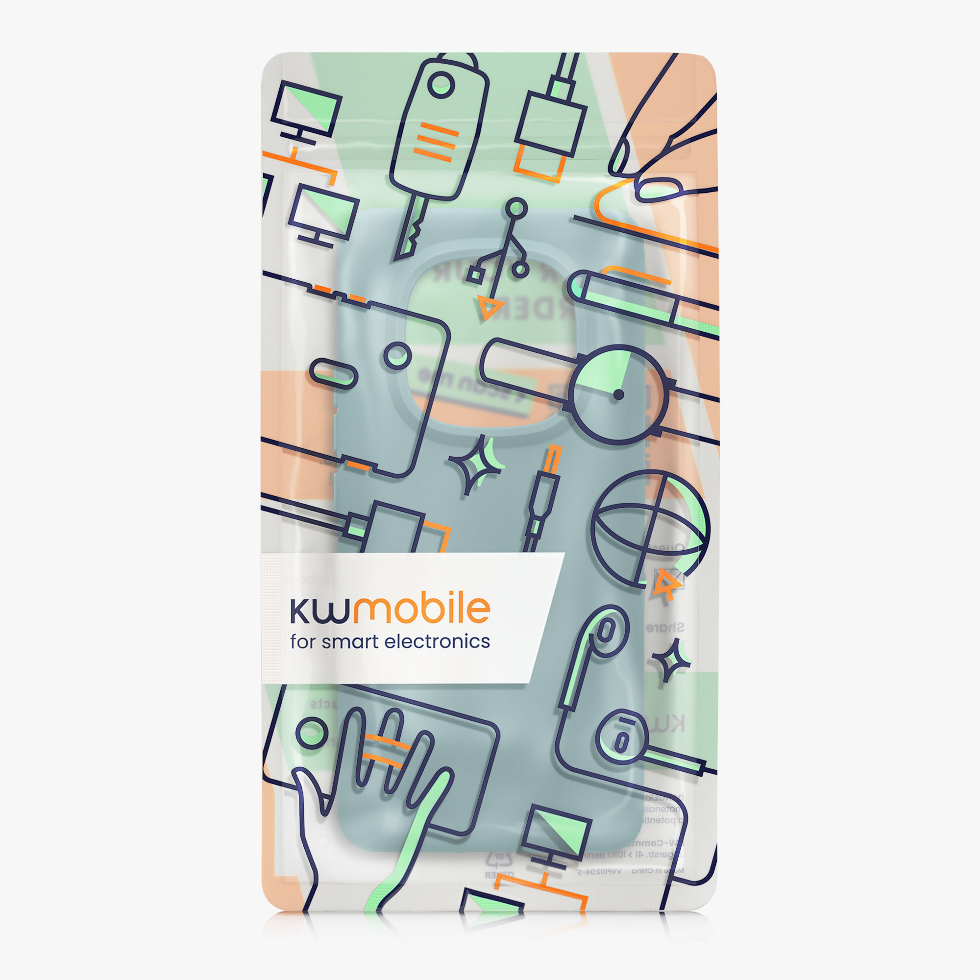 Kryt Xiaomi Redmi Note 14 Pro 5G silikonový TPU arktická noc kwmobile