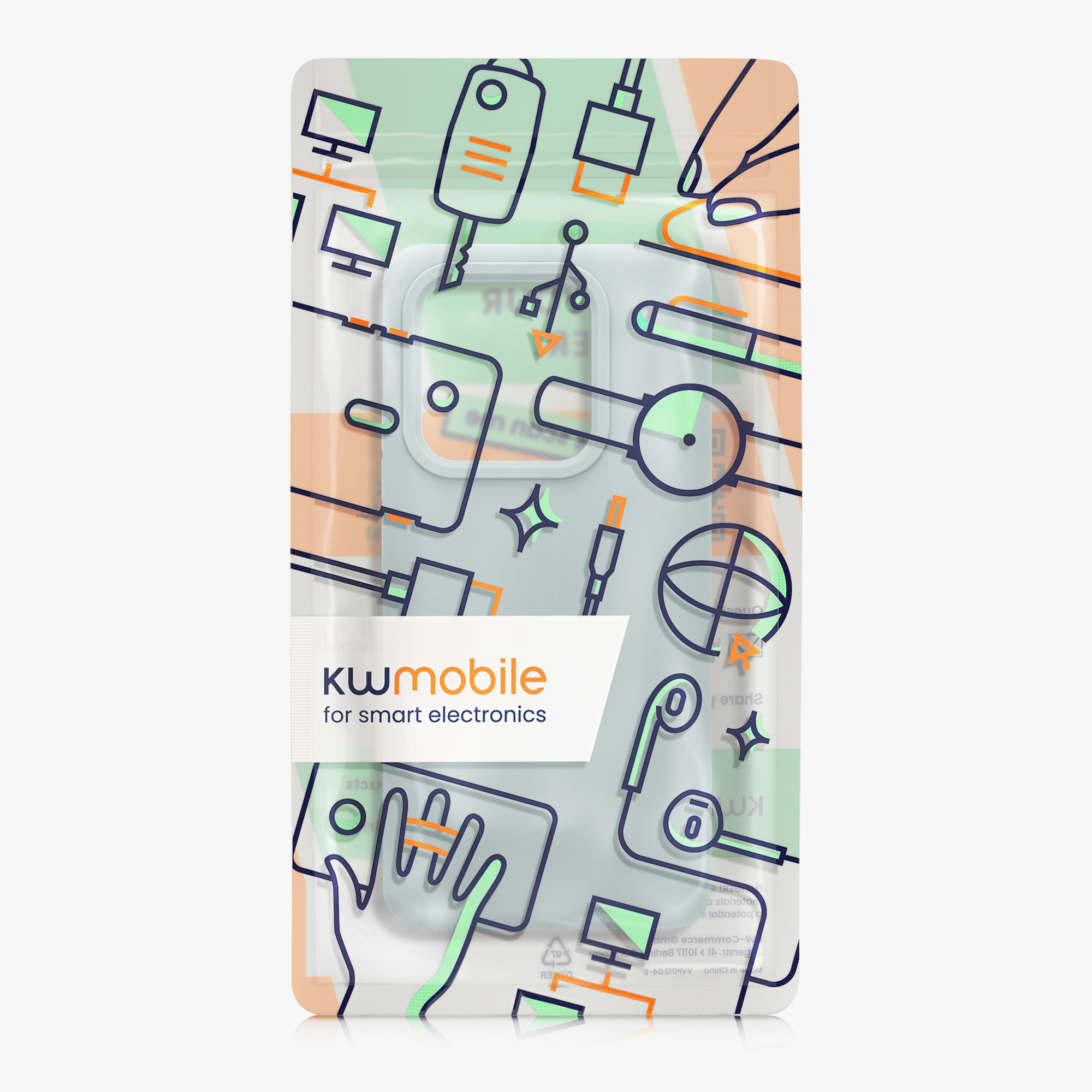 Kryt Xiaomi Redmi Note 14 5G (Not for 4G) silikonový TPU mátová kwmobile