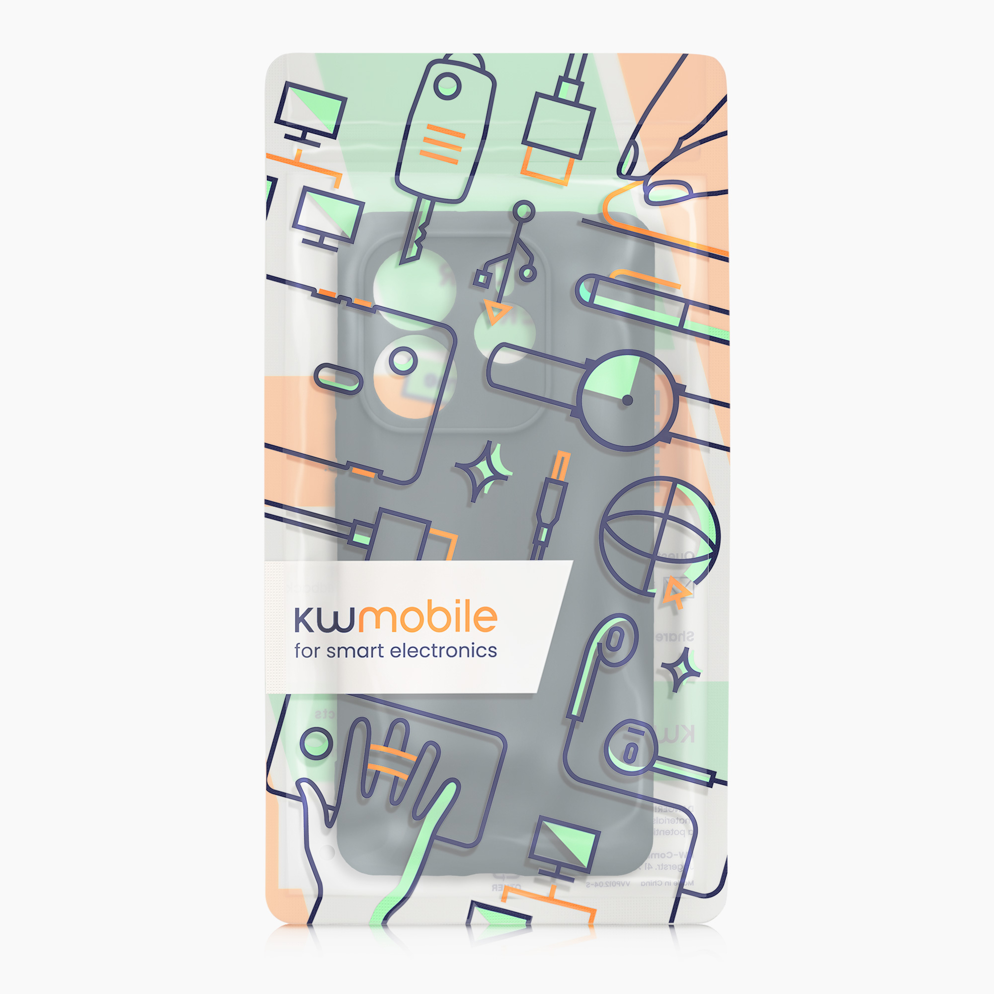 Kryt Xiaomi Redmi Note 14 5G (Not for 4G) silikonový TPU tmavá břidlice kwmobile