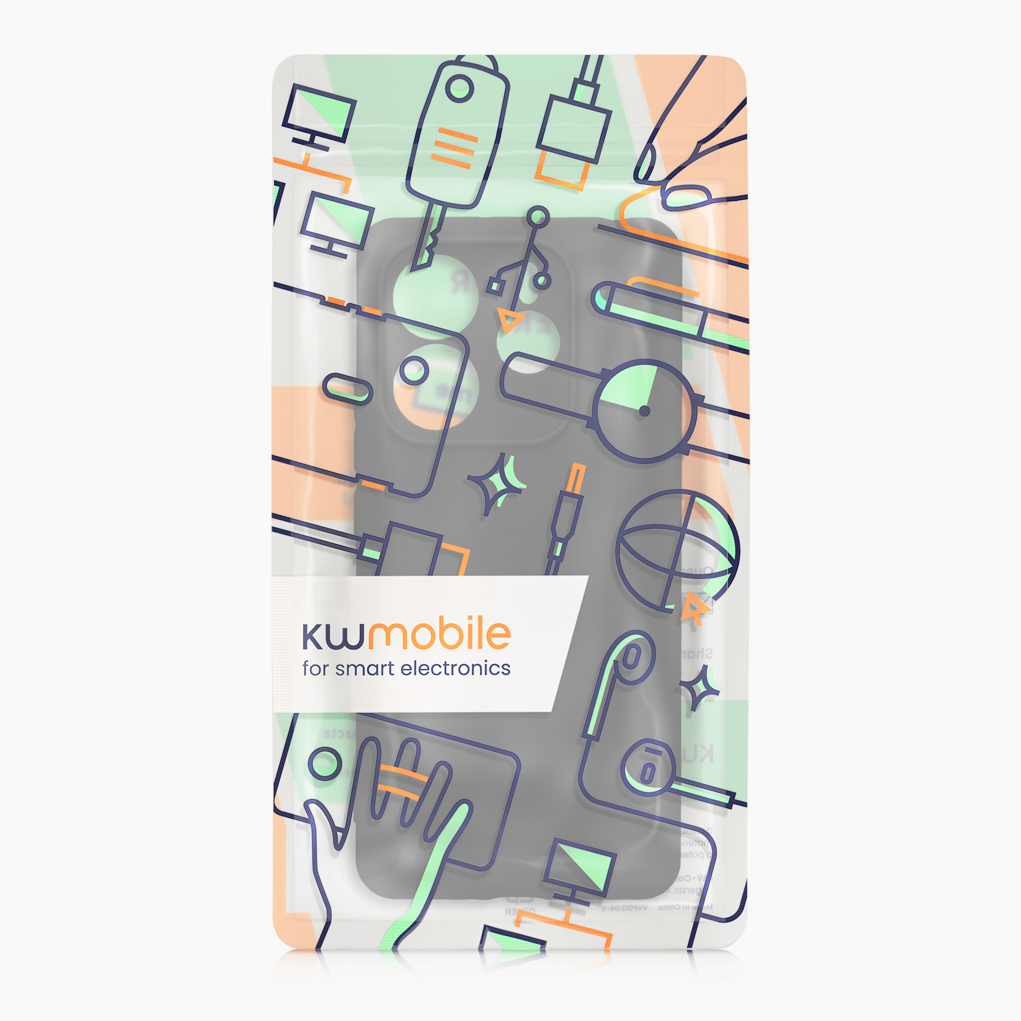 Kryt Xiaomi Redmi Note 14 5G (Not for 4G) silikonový TPU černá matná kwmobile