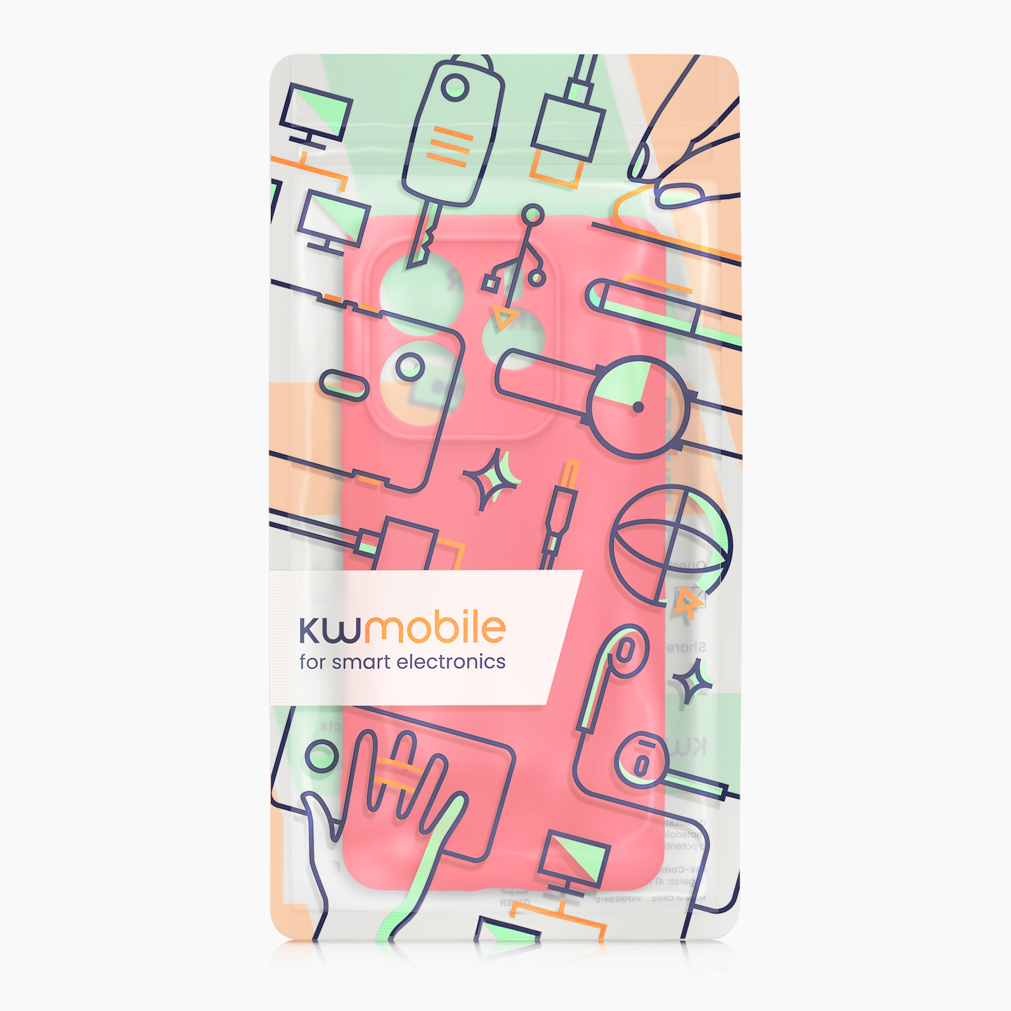 Kryt Xiaomi Redmi Note 14 5G (Not for 4G) silikonový TPU růžová kwmobile