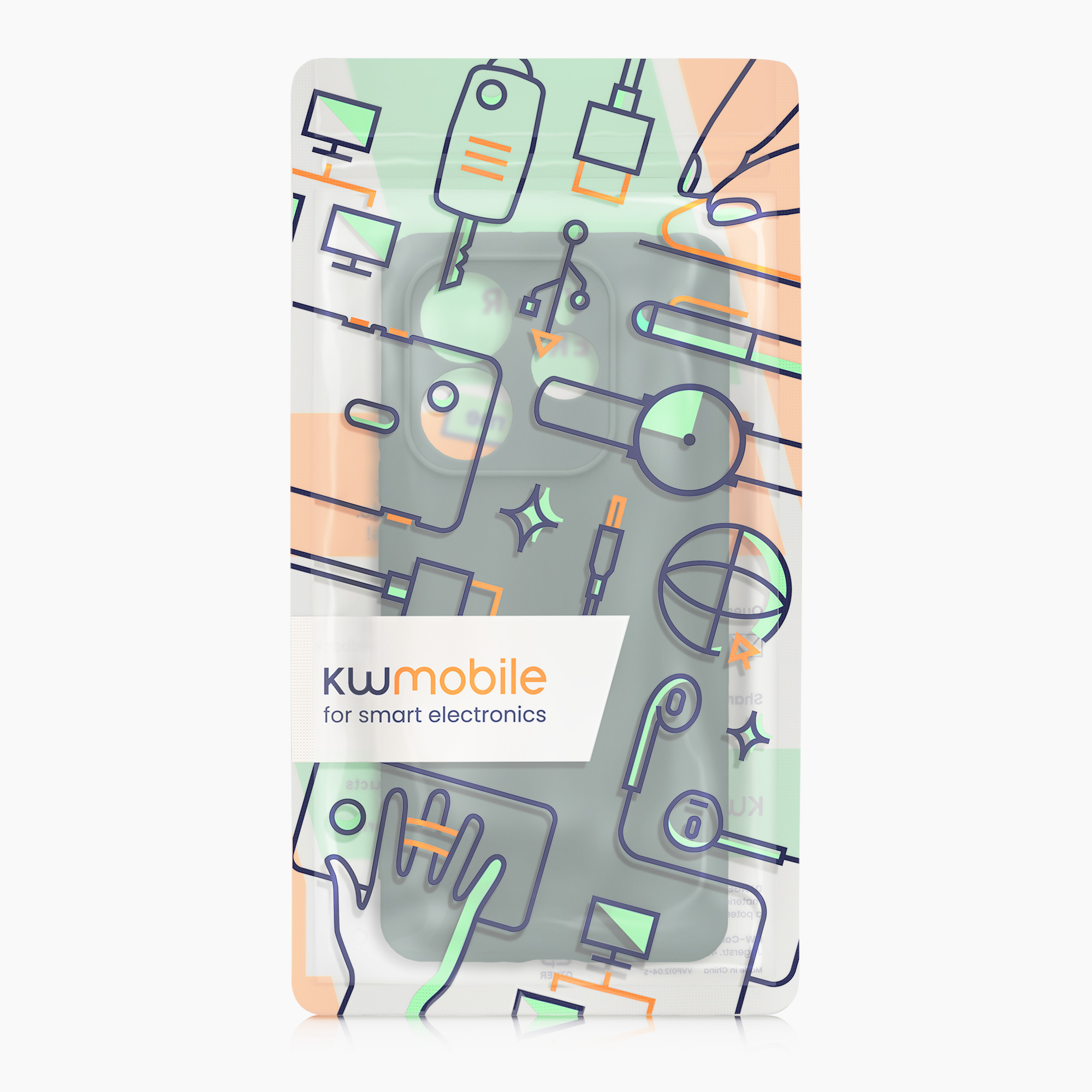 Kryt Xiaomi Redmi Note 14 5G (Not for 4G) silikonový TPU zelená kwmobile