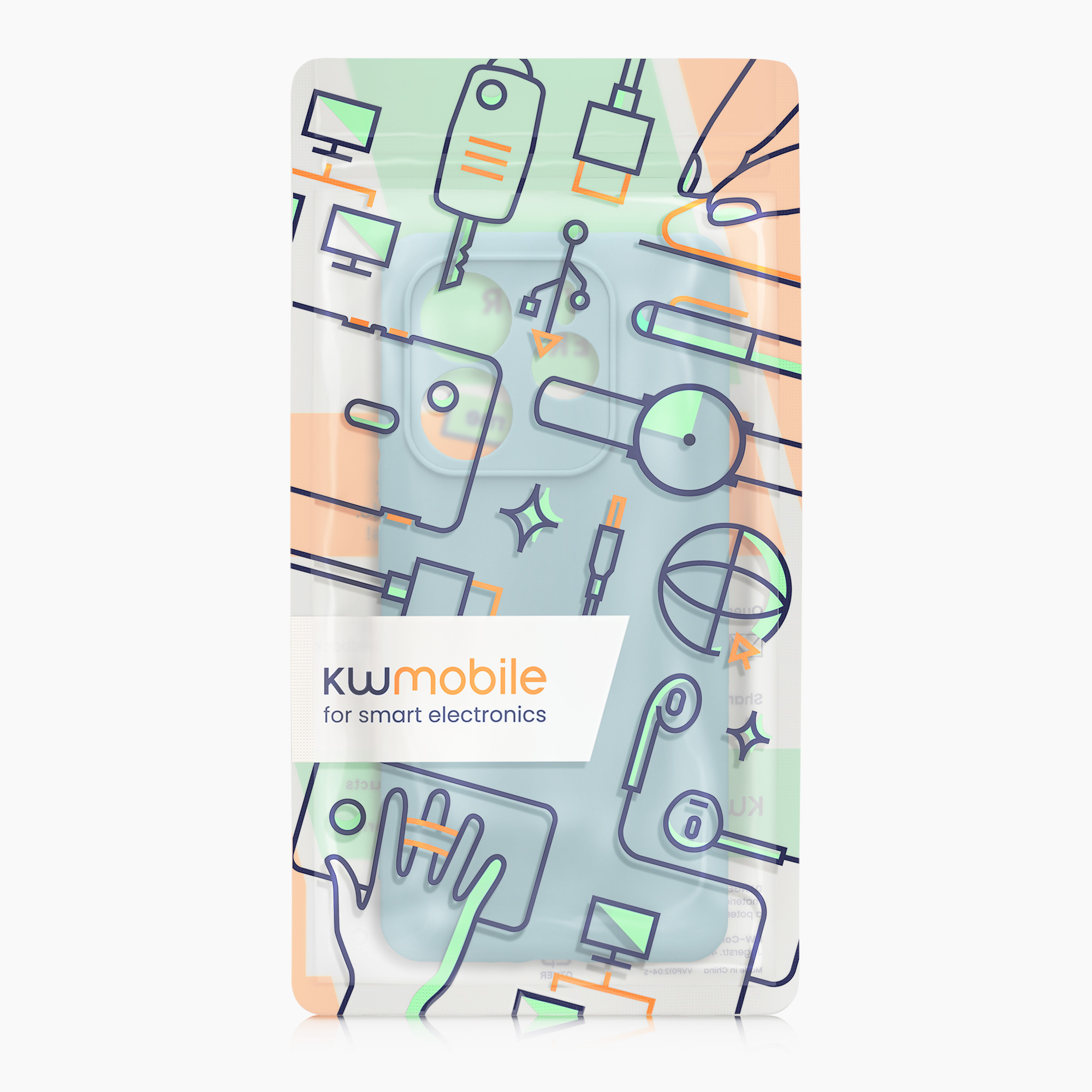 Kryt Xiaomi Redmi Note 14 5G (Not for 4G) silikonový TPU červená kwmobile