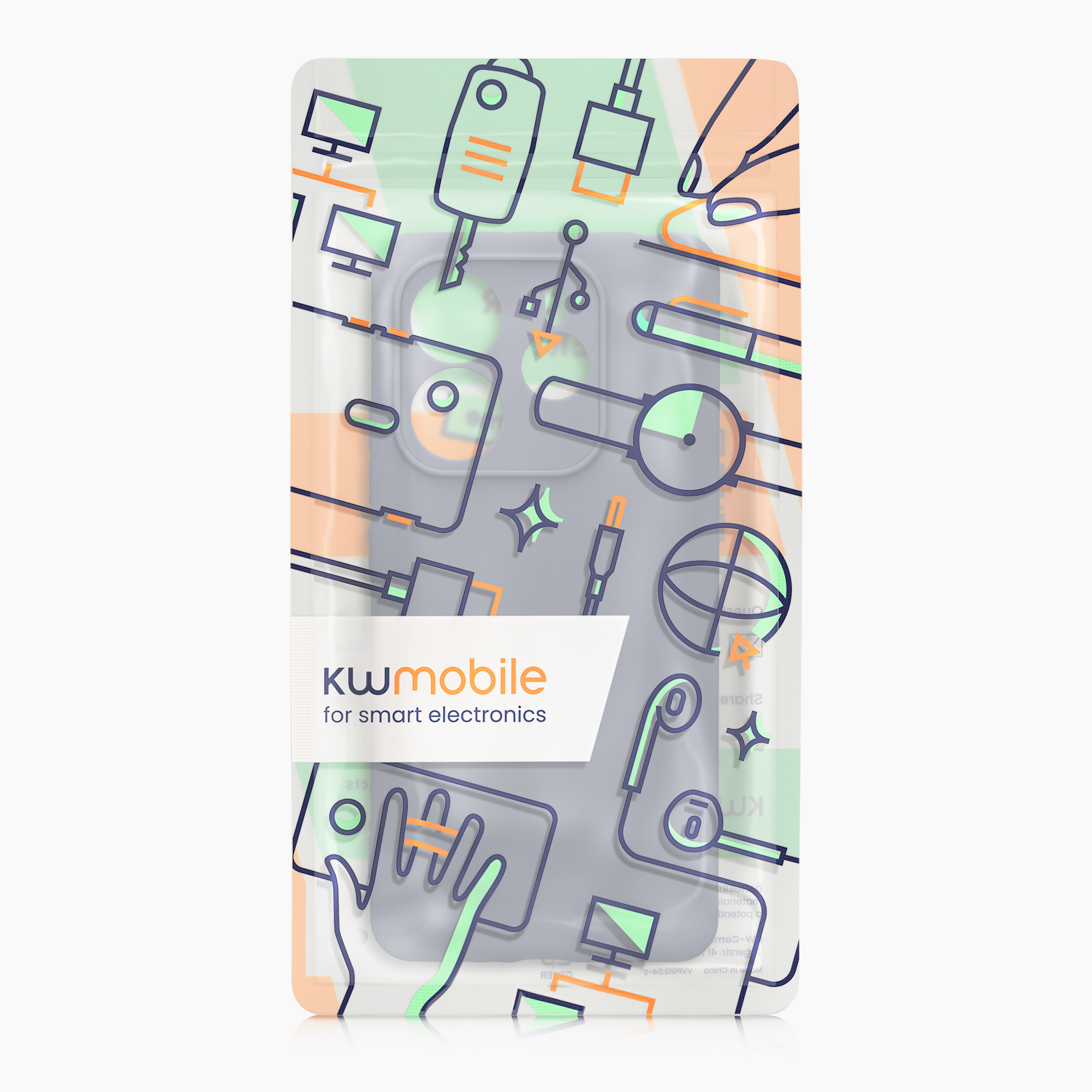 Kryt Xiaomi Redmi Note 14 5G (Not for 4G) silikonový TPU modrá kwmobile
