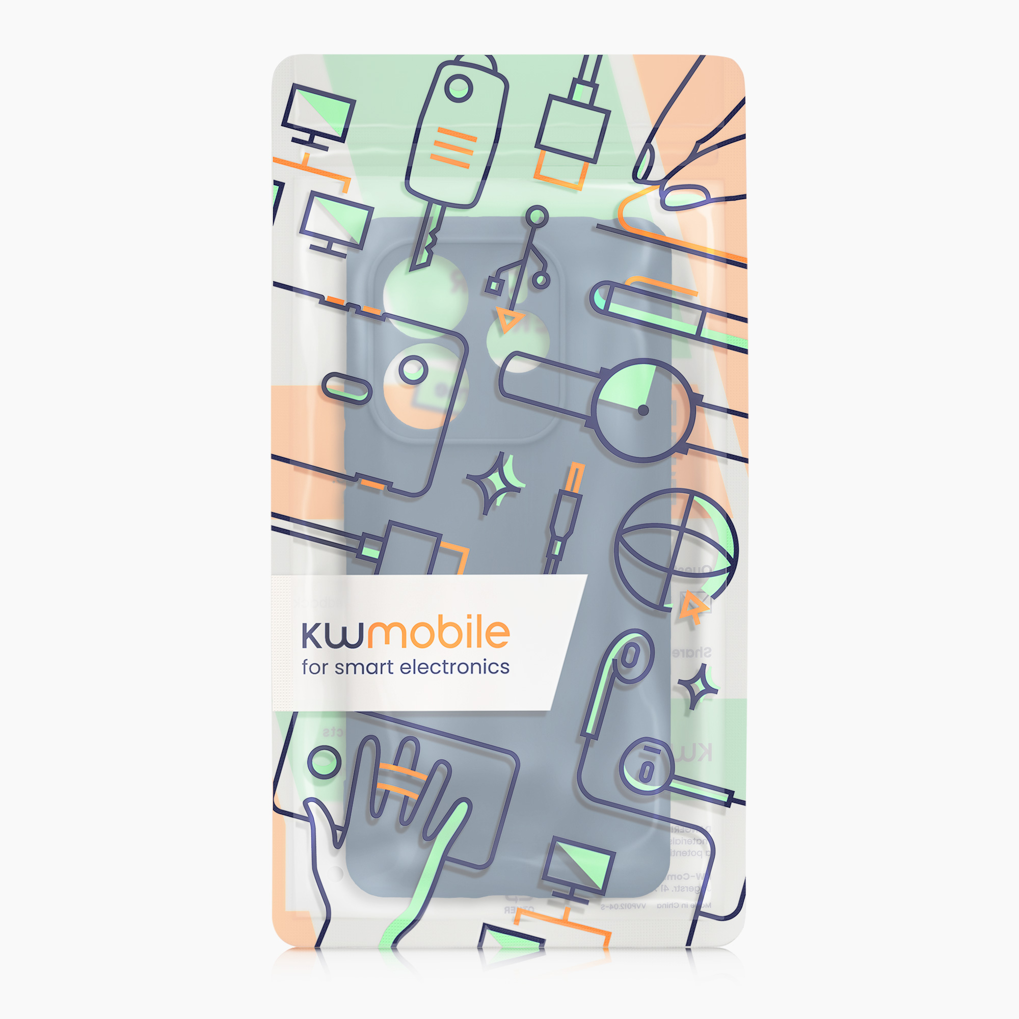 Kryt Xiaomi Redmi Note 14 5G (Not for 4G) silikonový TPU modrá kwmobile