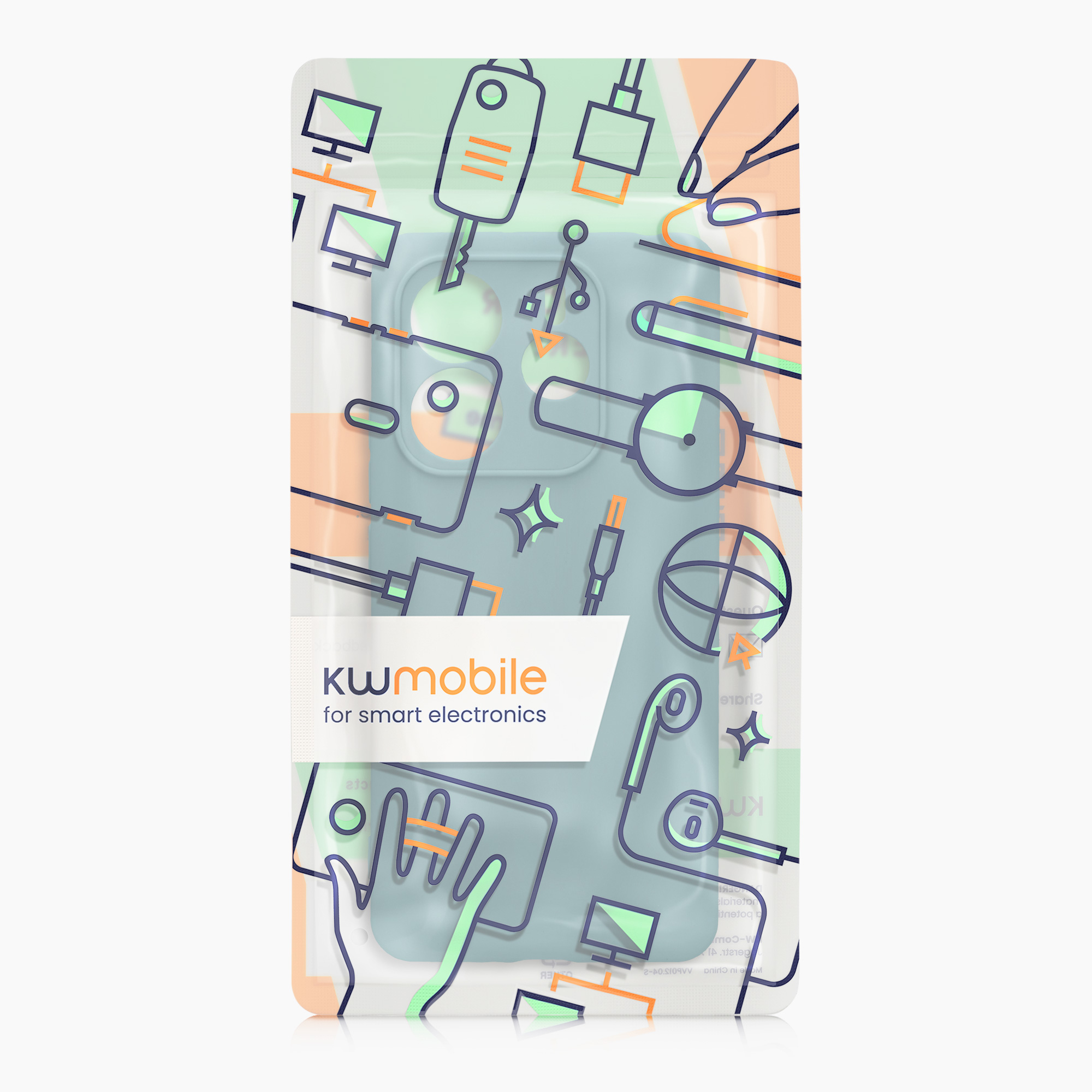Kryt Xiaomi Redmi Note 14 5G (Not for 4G) silikonový TPU arktická noc kwmobile