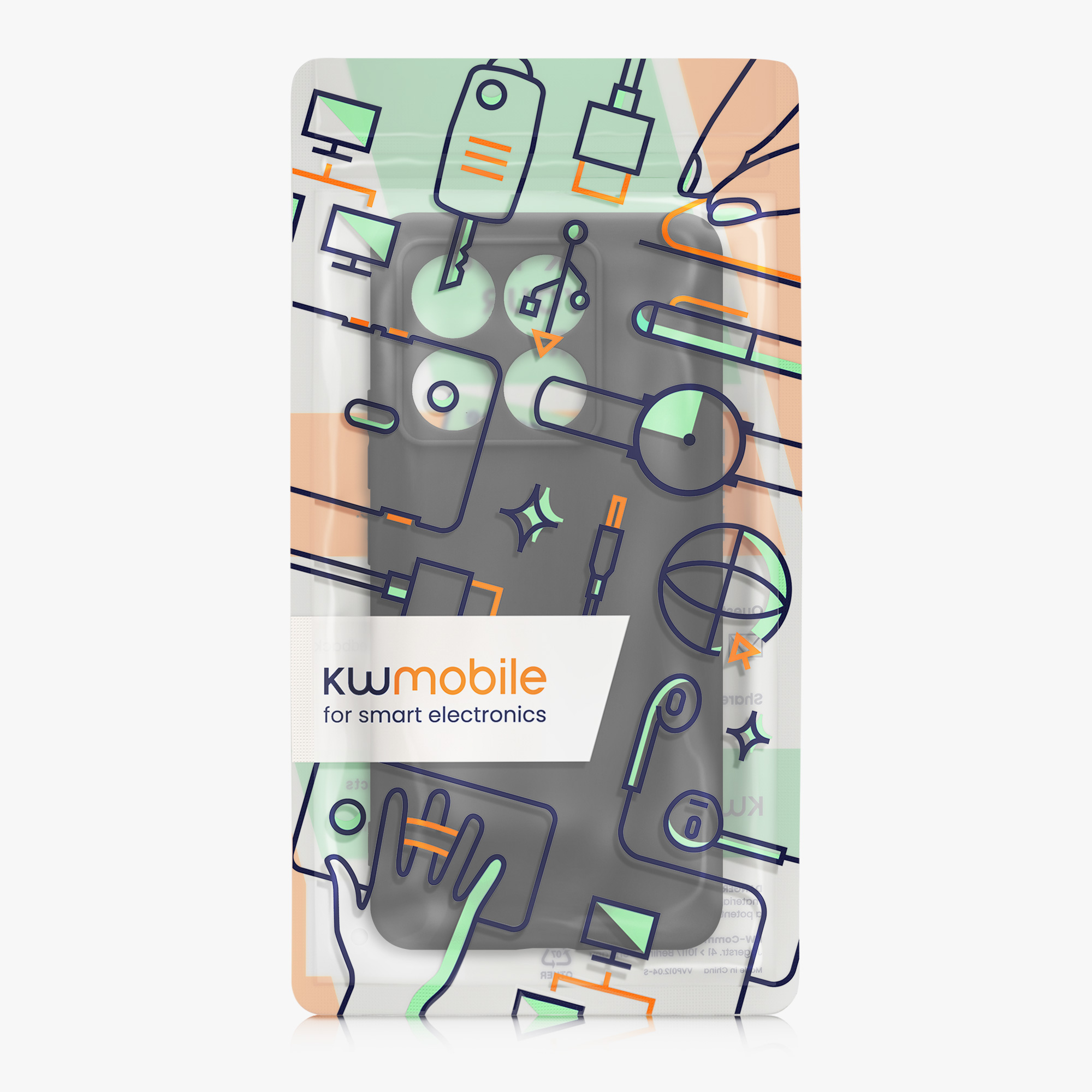 Kryt na mobil Xiaomi 14T kwmobile Soft Matte matná černá